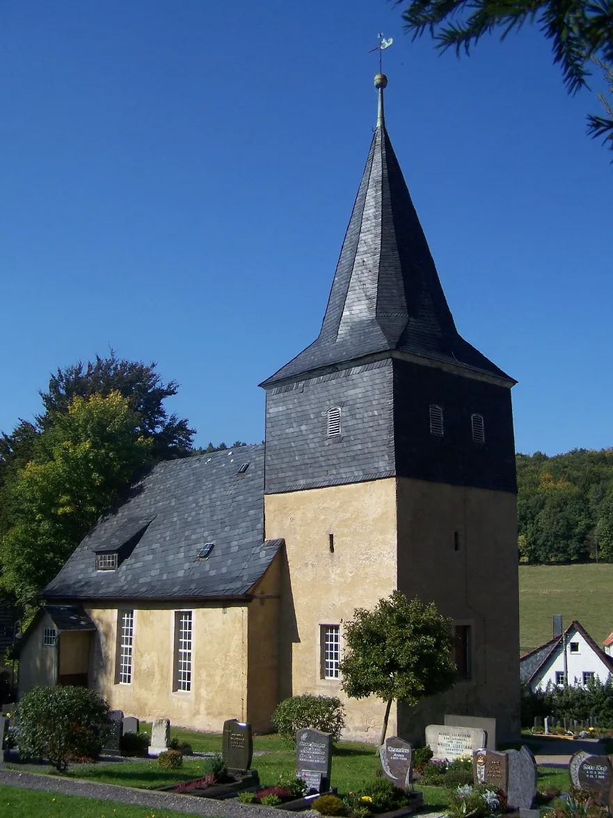 Photo showing: The church in Mosbach.