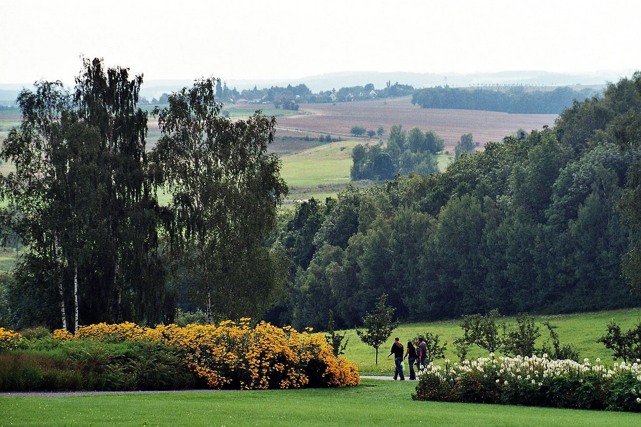 Photo showing: Ronneburg, view to Grobsdorf