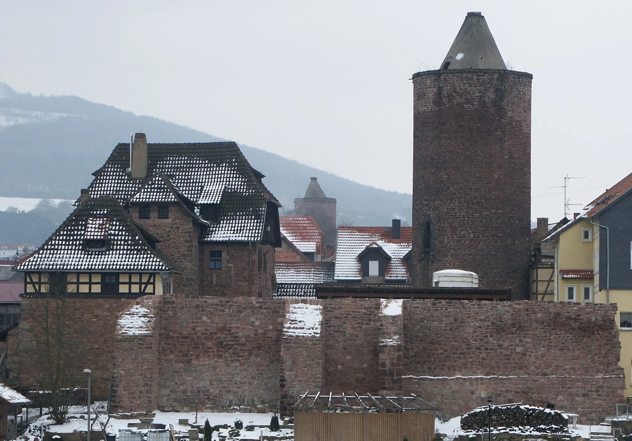 Photo showing: Burg Wendelstein von außerhalb der Stadt fotografiert.