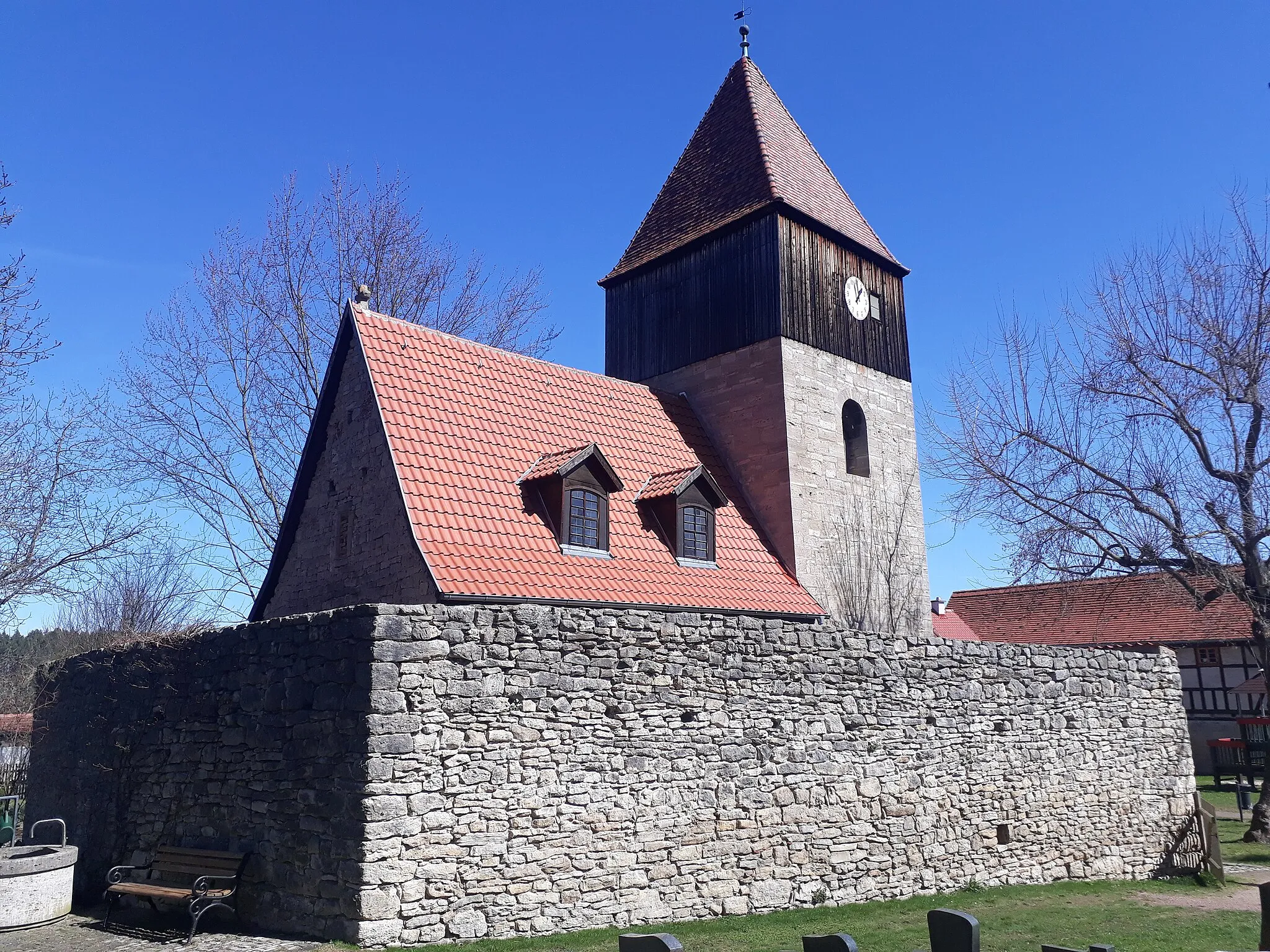 Photo showing: Kirche in Espenfeld, Thüringen