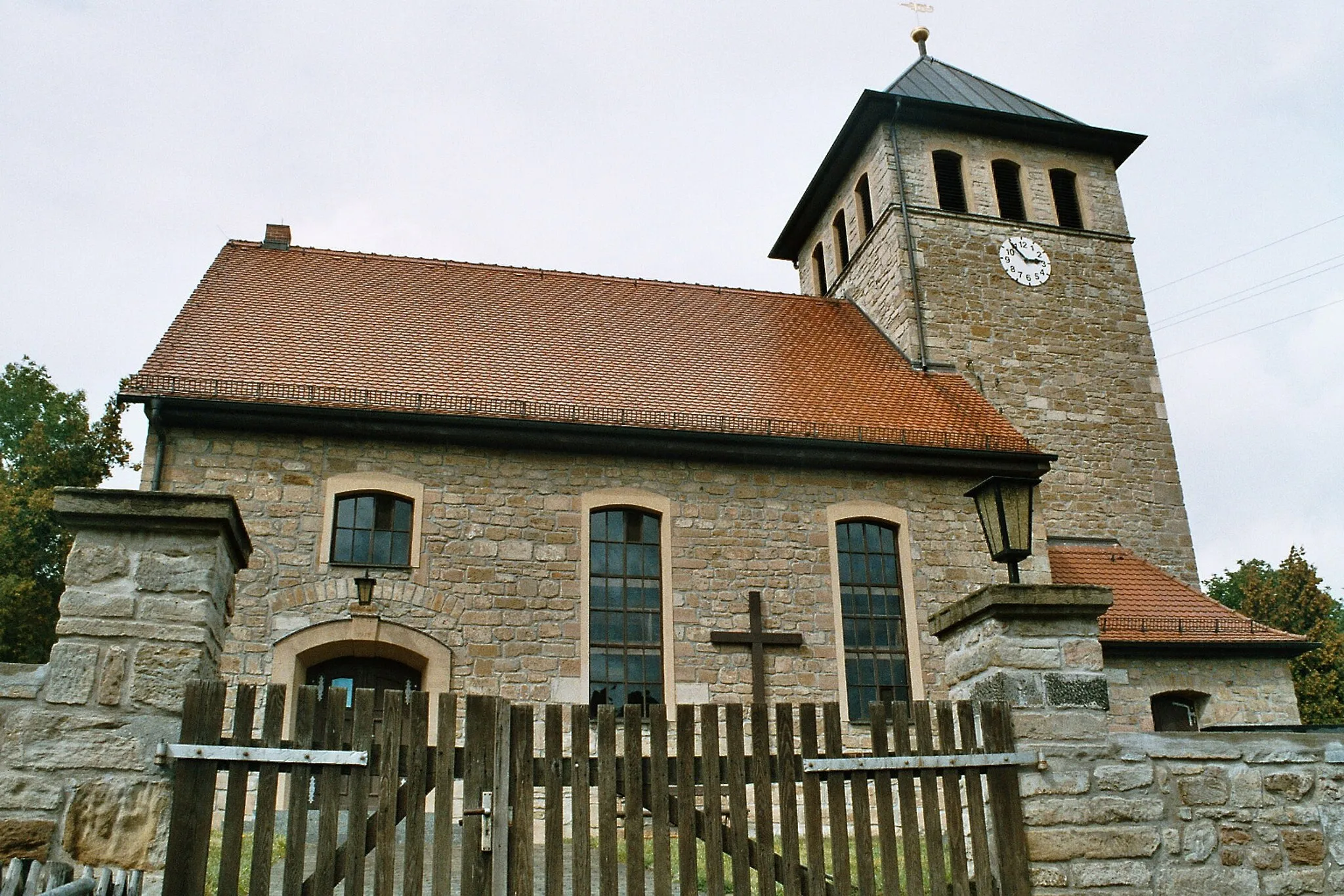 Photo showing: Harpersdorf (Kraftsdorf)- the village church
