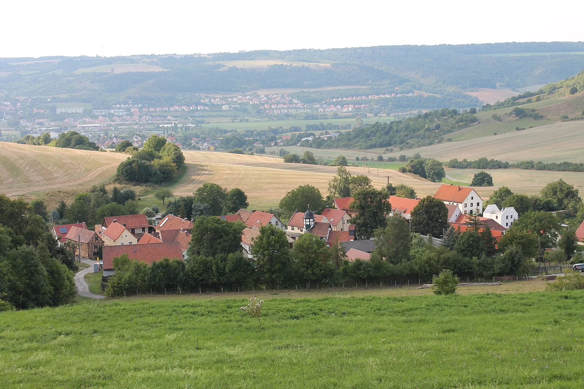 Photo showing: Blick auf Laasan (Jena)