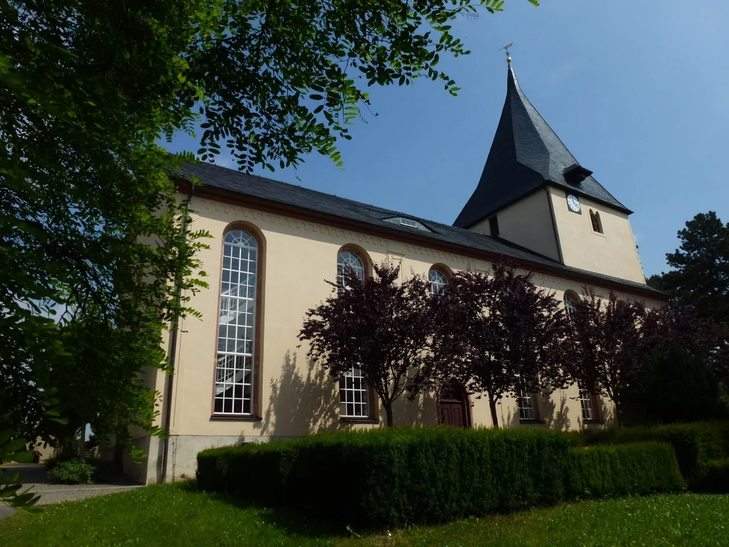 Photo showing: Kirche in Langenleuba-Oberhain