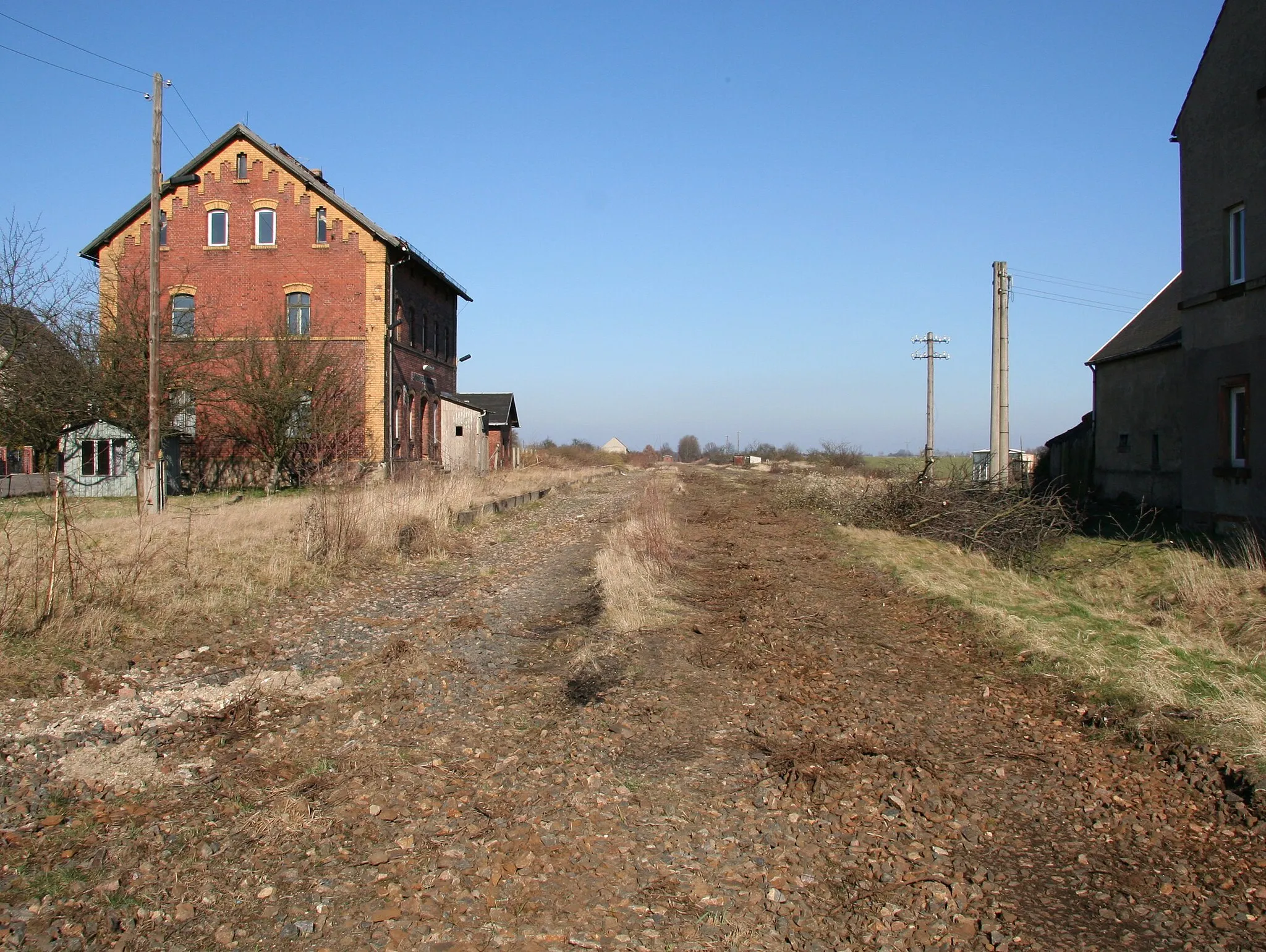 Photo showing: Bahnhof Langenleuba-Oberhain