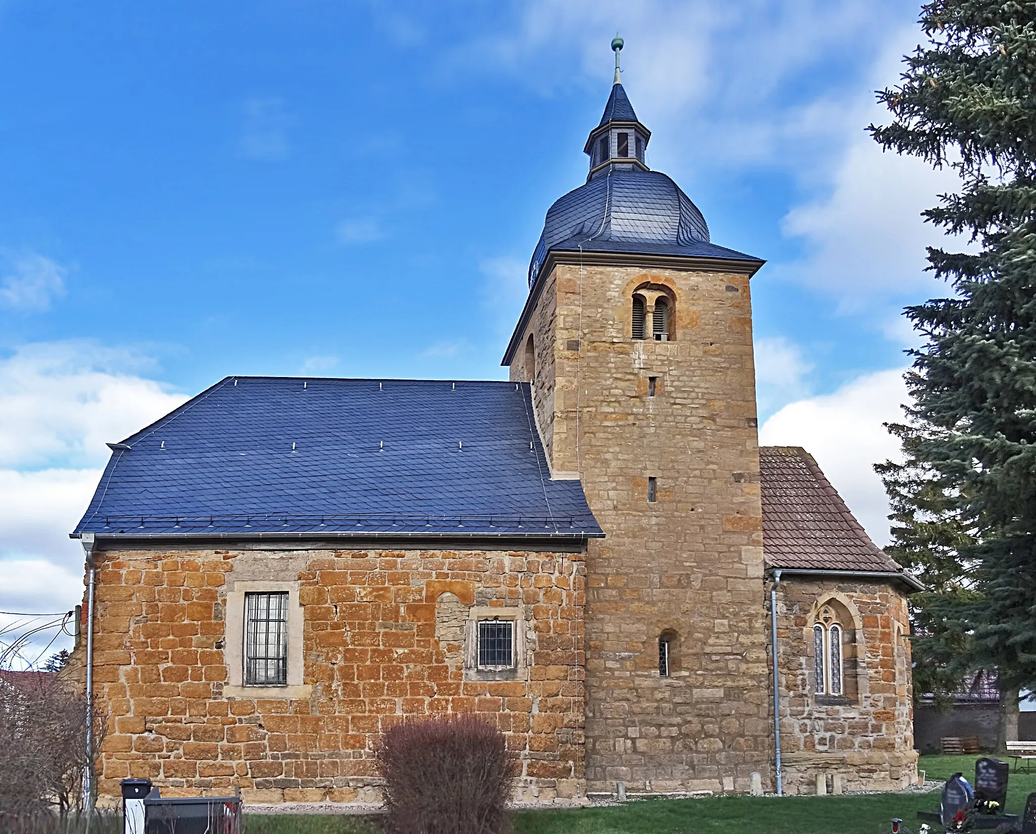 Photo showing: Dorfkirche St. Georg (Gottstedt) von Süden