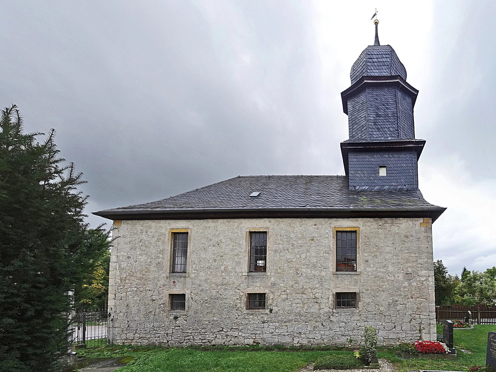 Photo showing: Dorfkirche Schorba von Norden