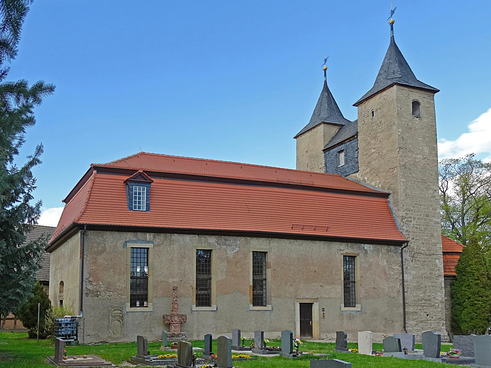 Photo showing: Dorfkirche St. Kilian (Ottenhausen) von Süden