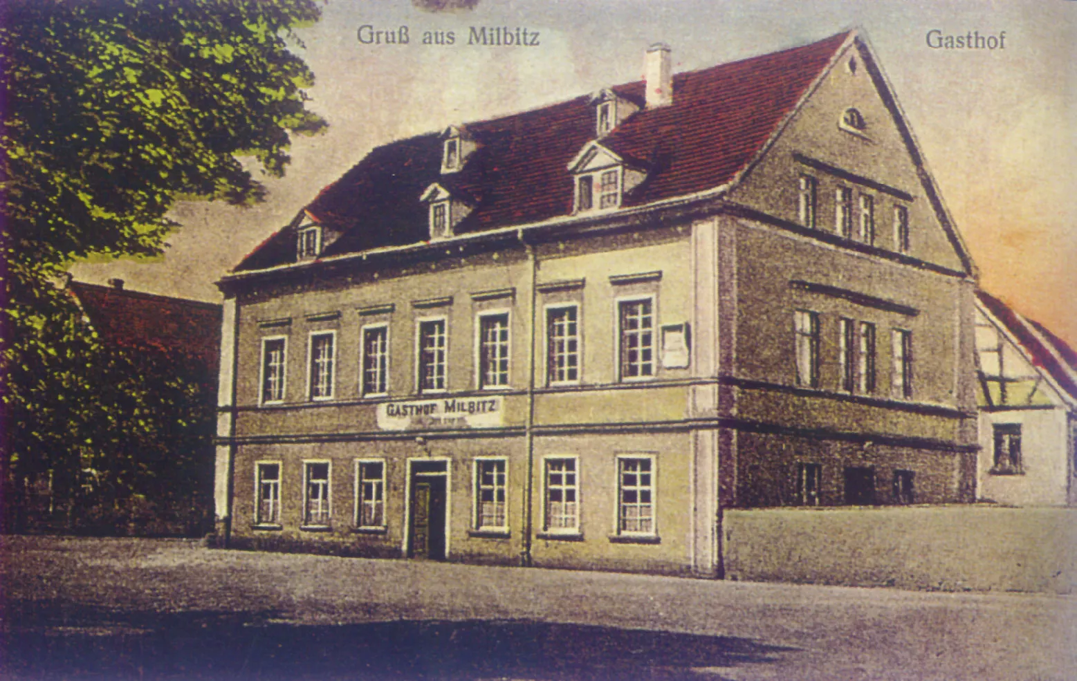 Photo showing: Lunapark restaurant around 1910.