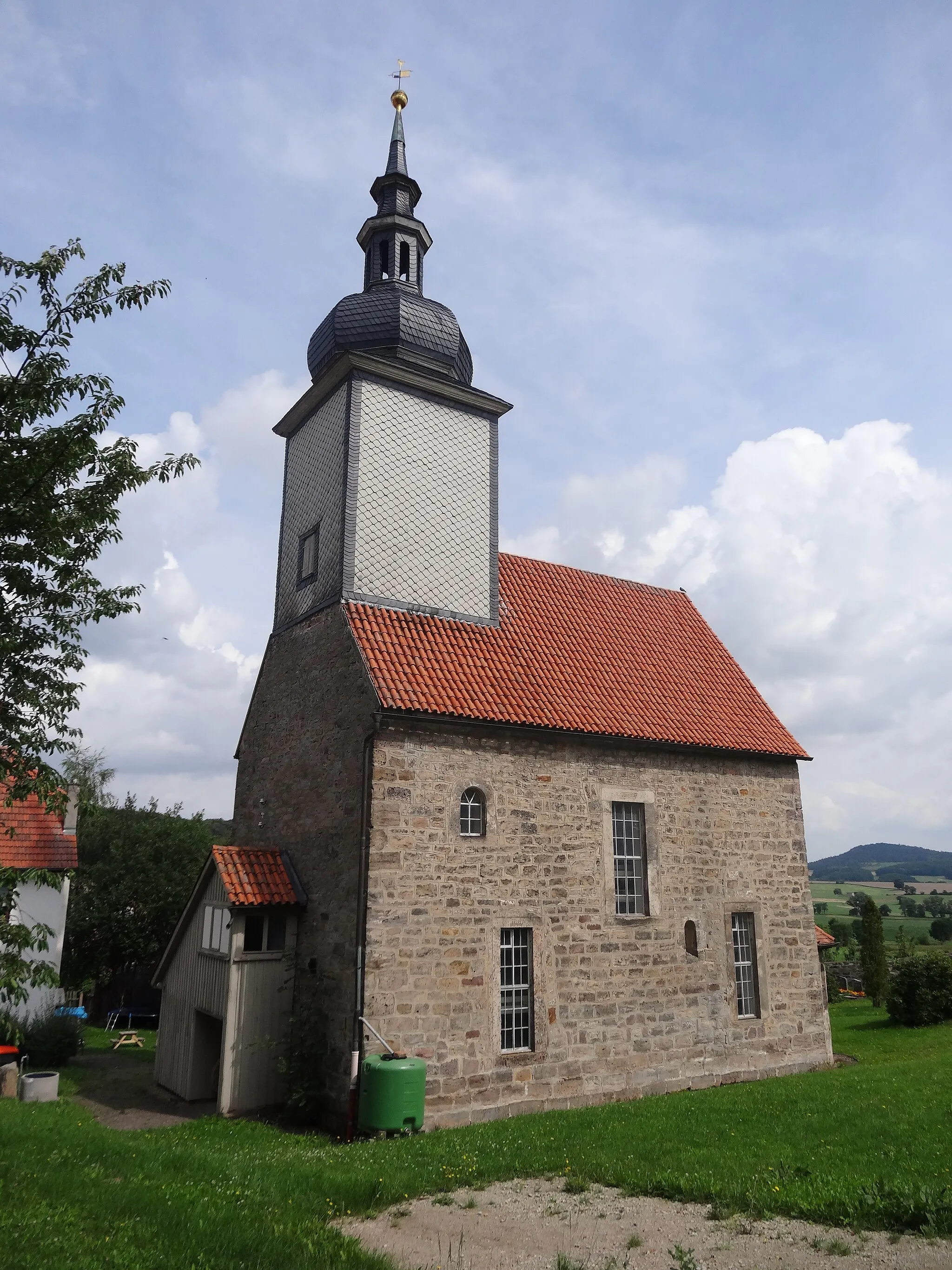 Photo showing: Church in Schmerfeld, Thuringia, Germany