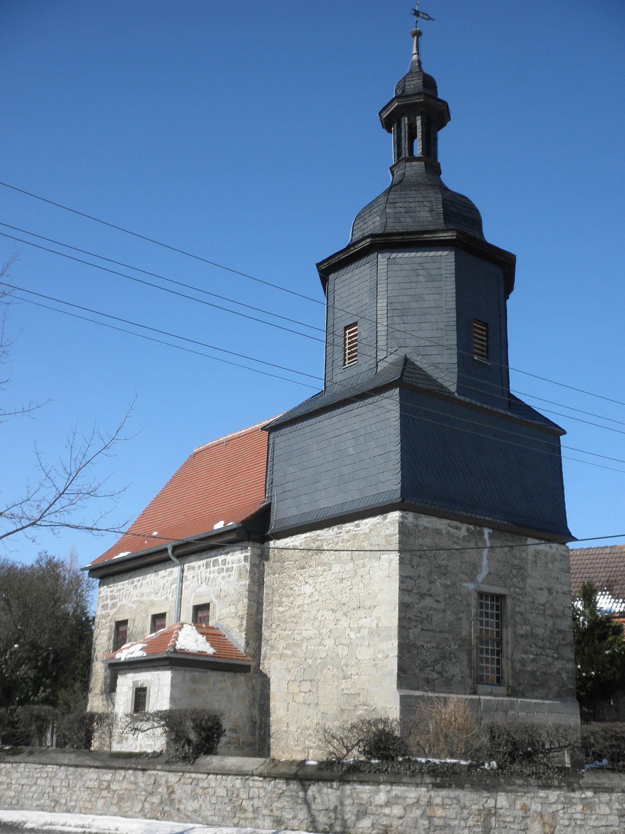 Photo showing: Church in Lützeroda (Jena) in Thuringia