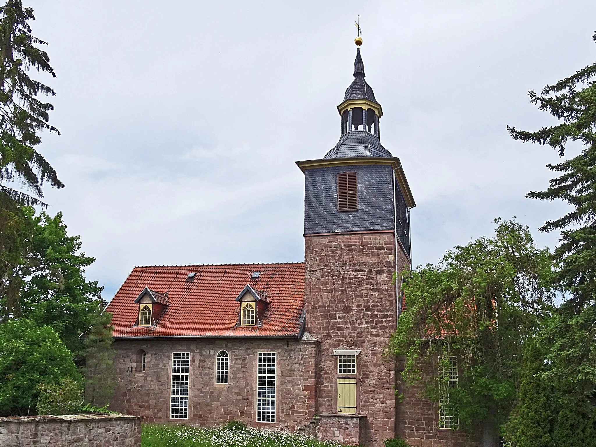 Photo showing: St. Galli (Udersleben) von Süden