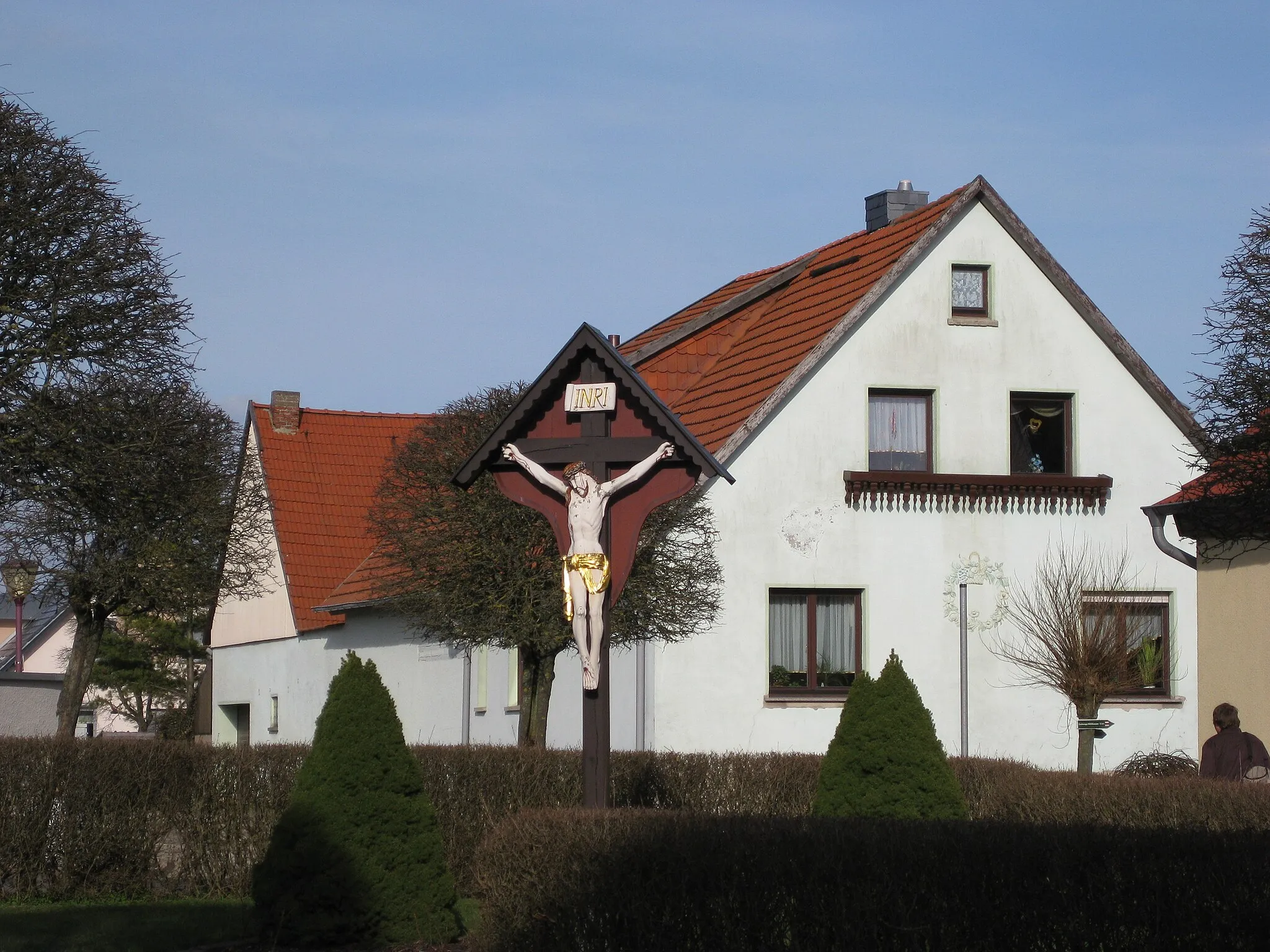 Photo showing: Kreuz mit Korpus in Struth