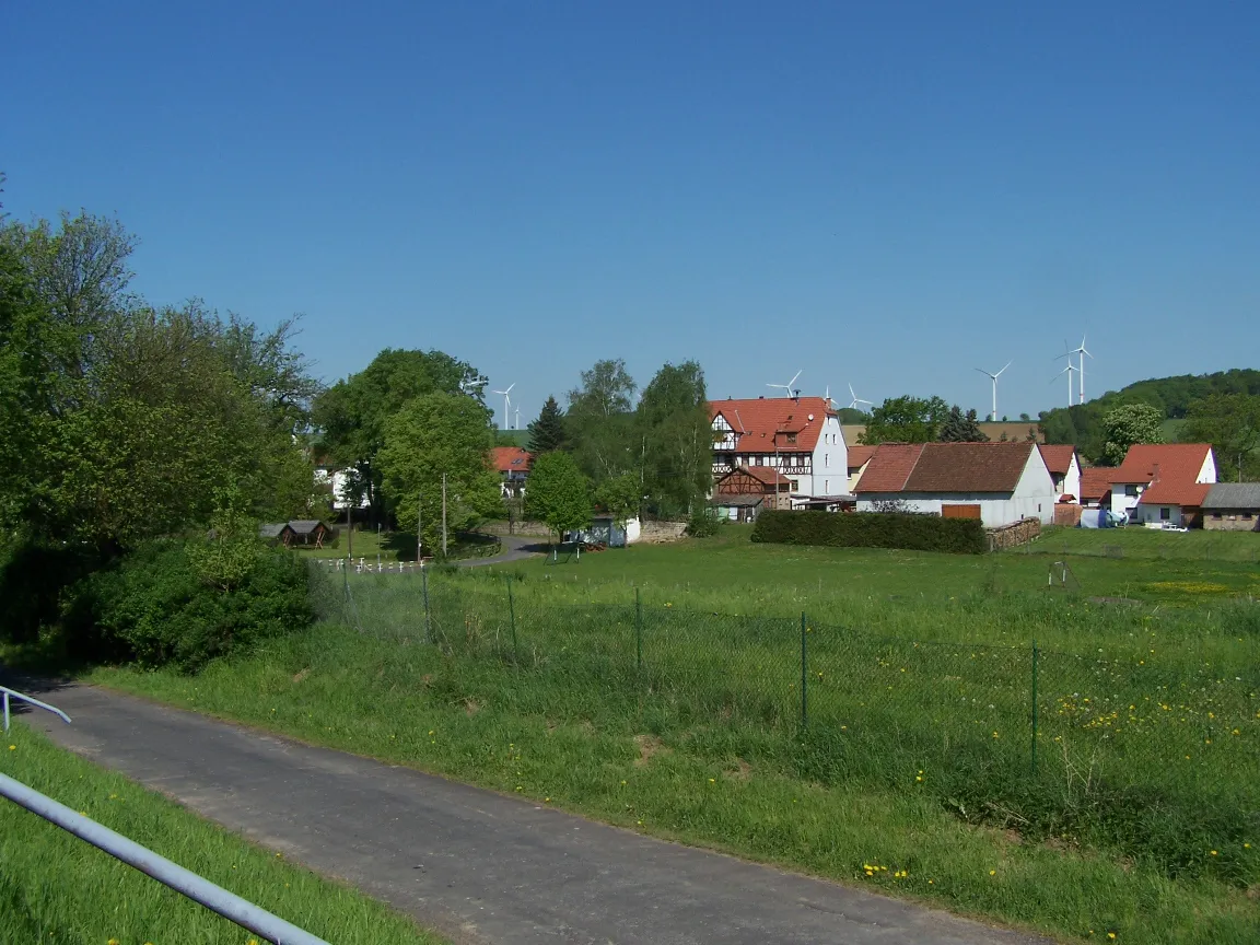 Photo showing: Berteroda, Ortsbild von Südosten