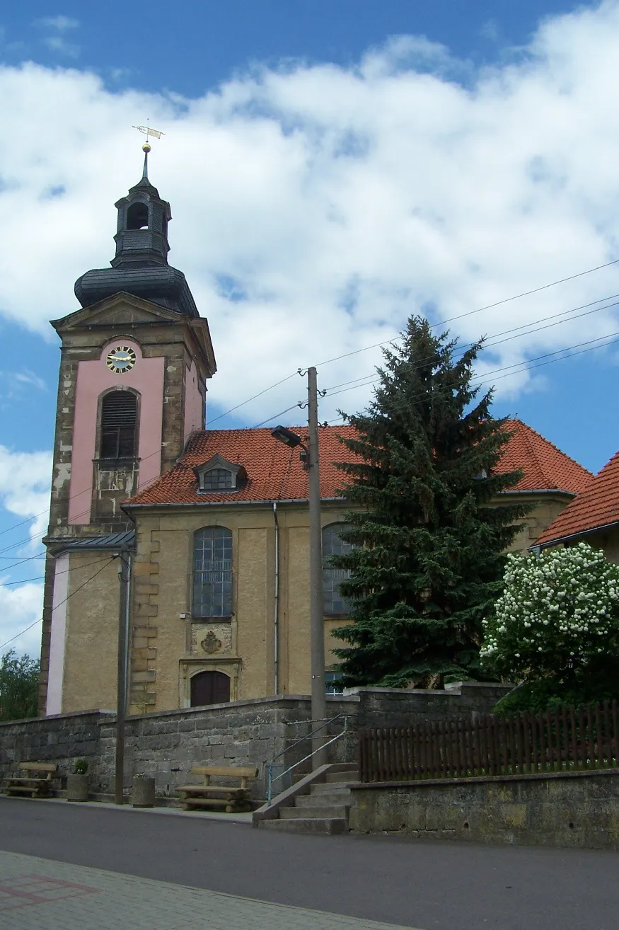 Photo showing: The church in Berka vor dem Hainich.