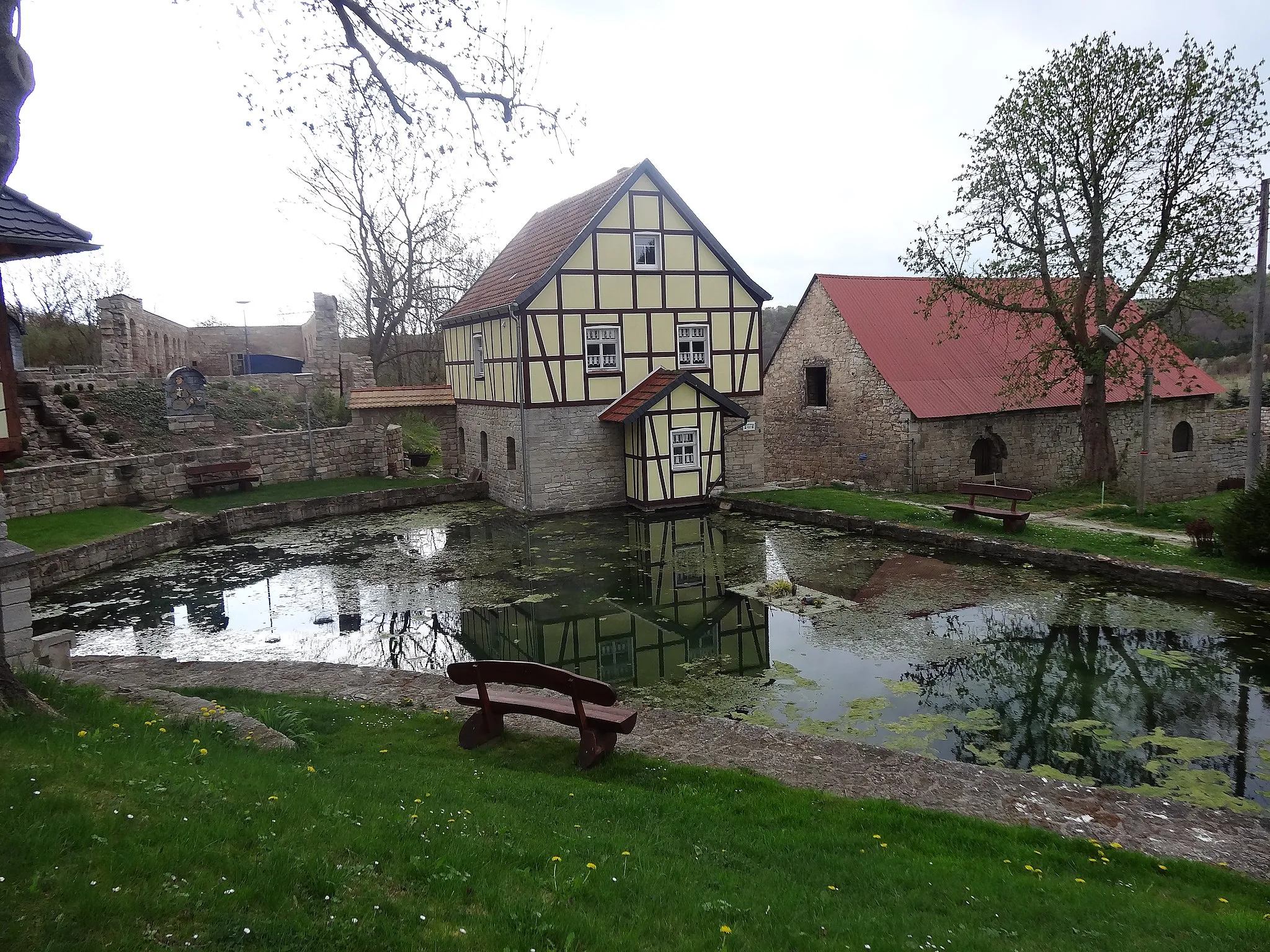 Photo showing: Monastery Dietenborn, Thuringia, Germany