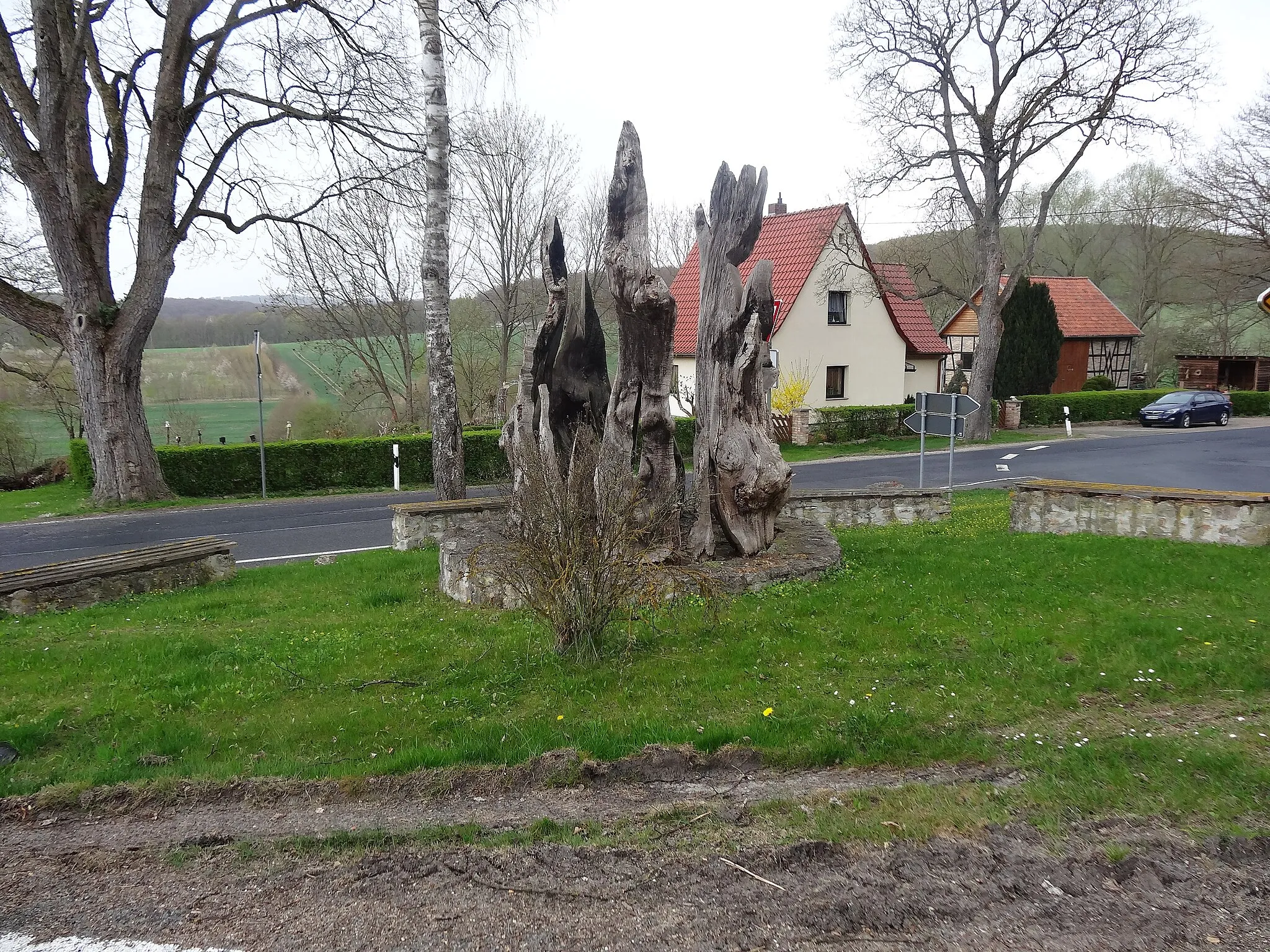 Photo showing: Central place of Dietenborn, Thuringia, Germany