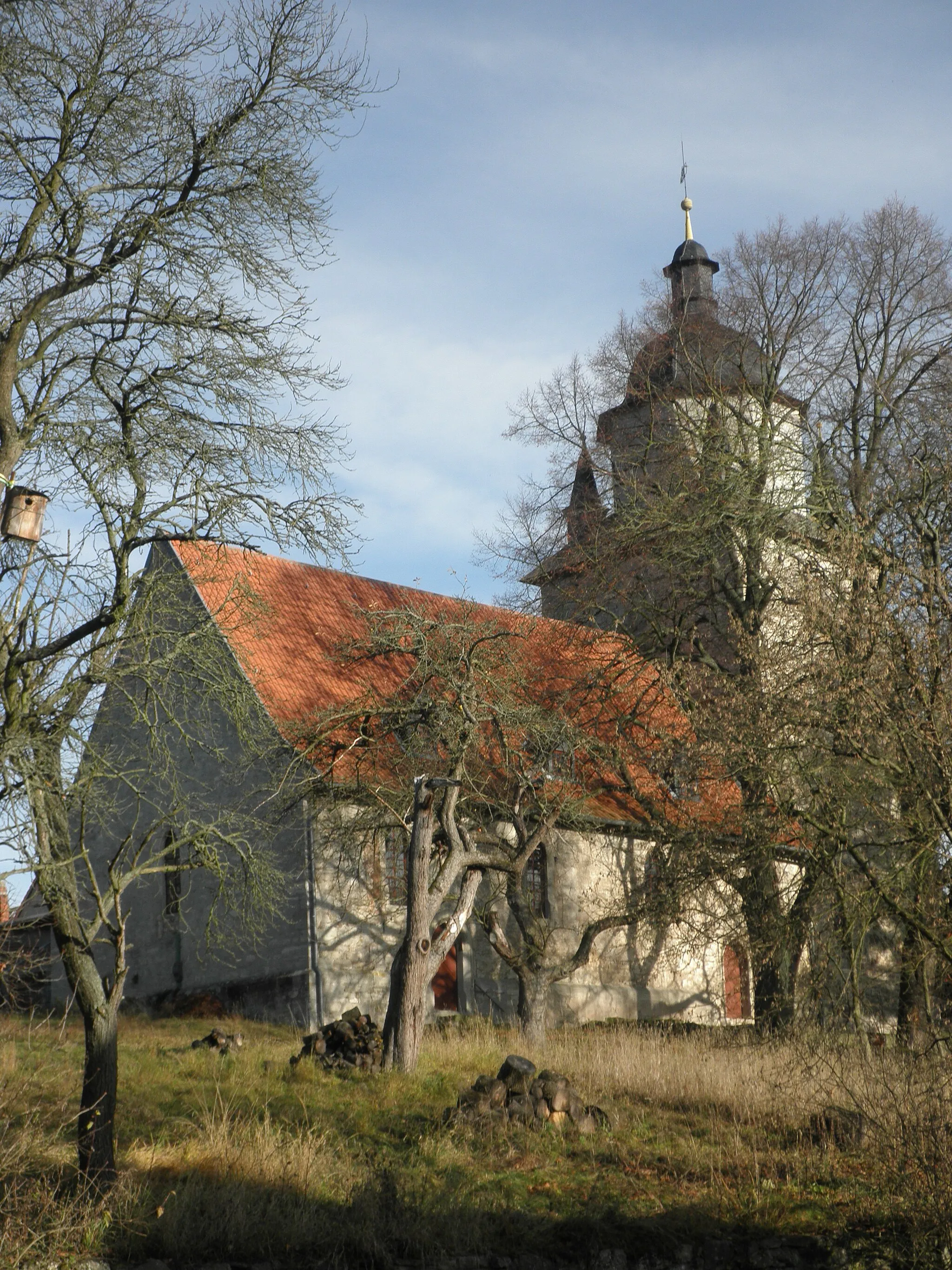 Photo showing: Church in Großbrüchter in Thuringia