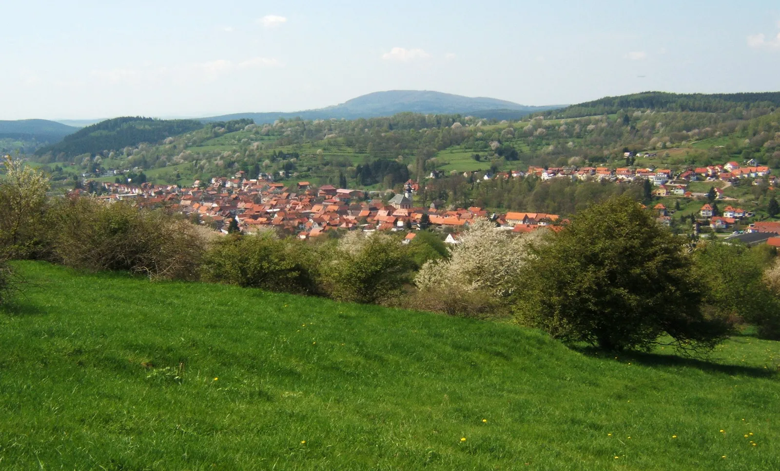 Photo showing: The village de:Benshausen in Thuringia, Germany