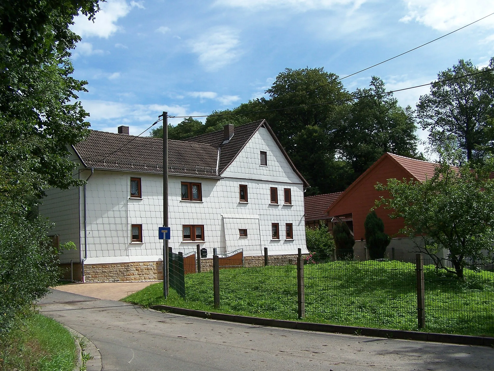 Photo showing: Der Eckhof in Kahlenberg (Wutha-Farnroda).