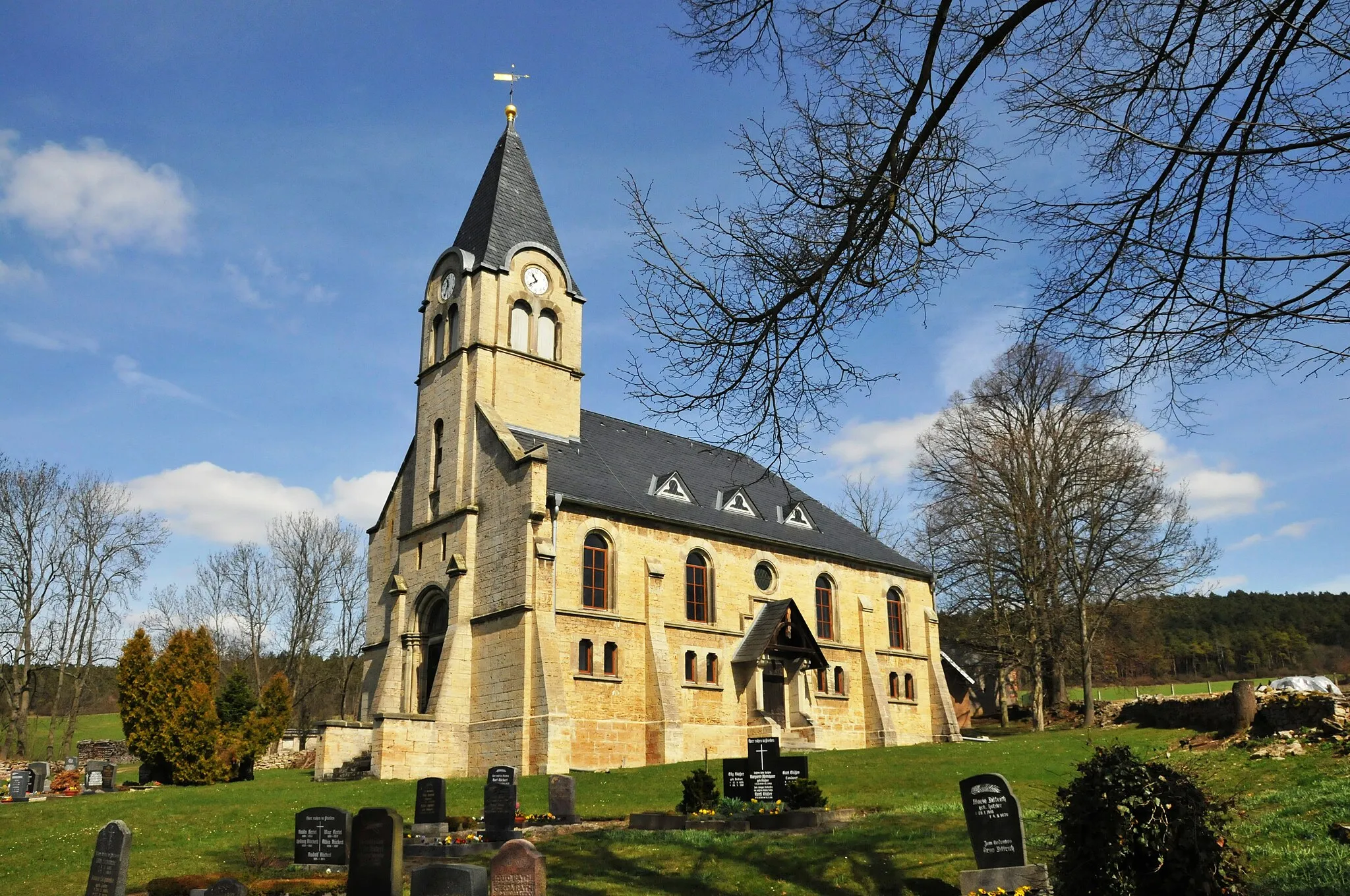 Photo showing: Kirche in Breitenheerda