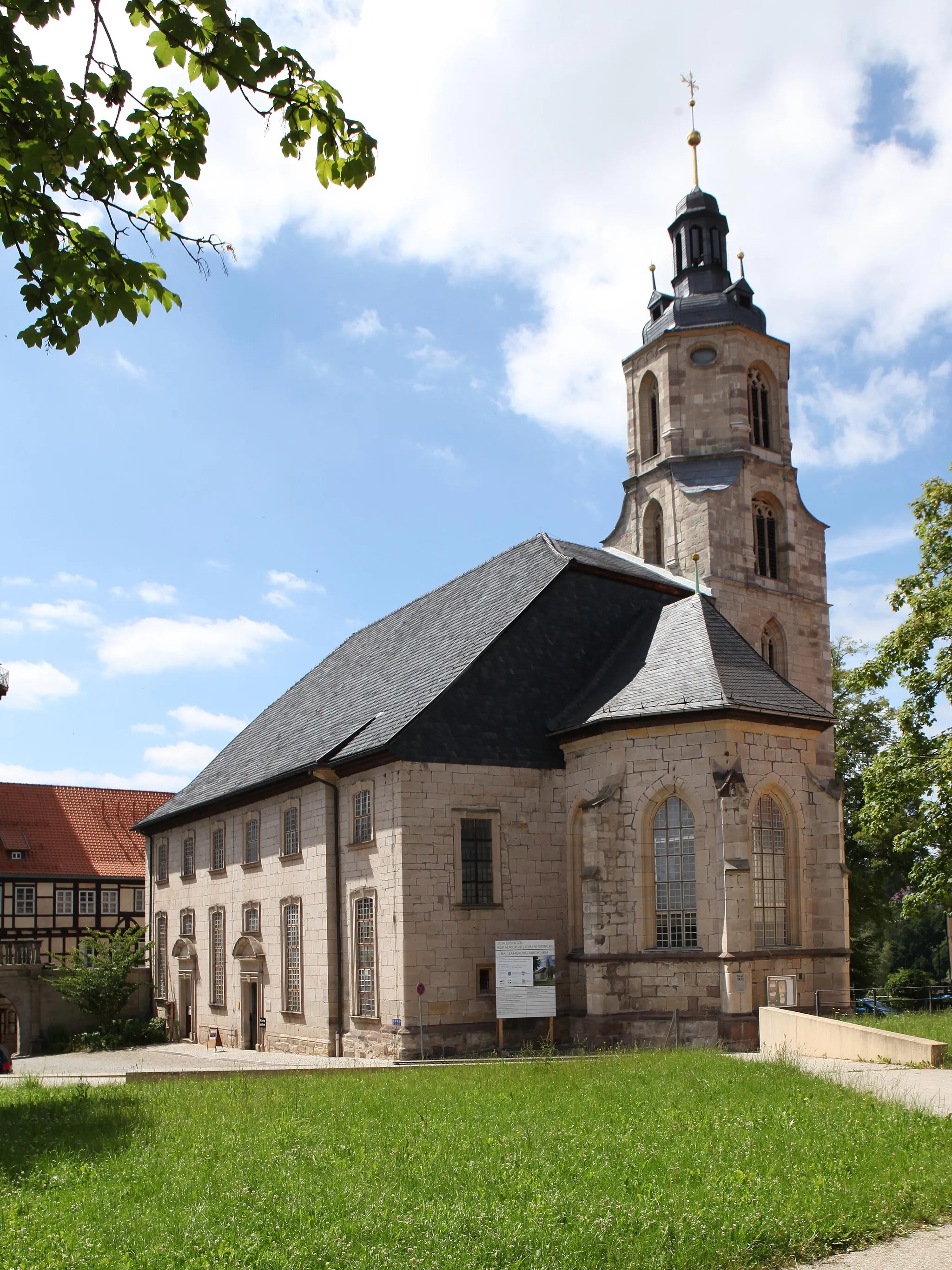 Photo showing: St. Johanniskirche in Schleusingen