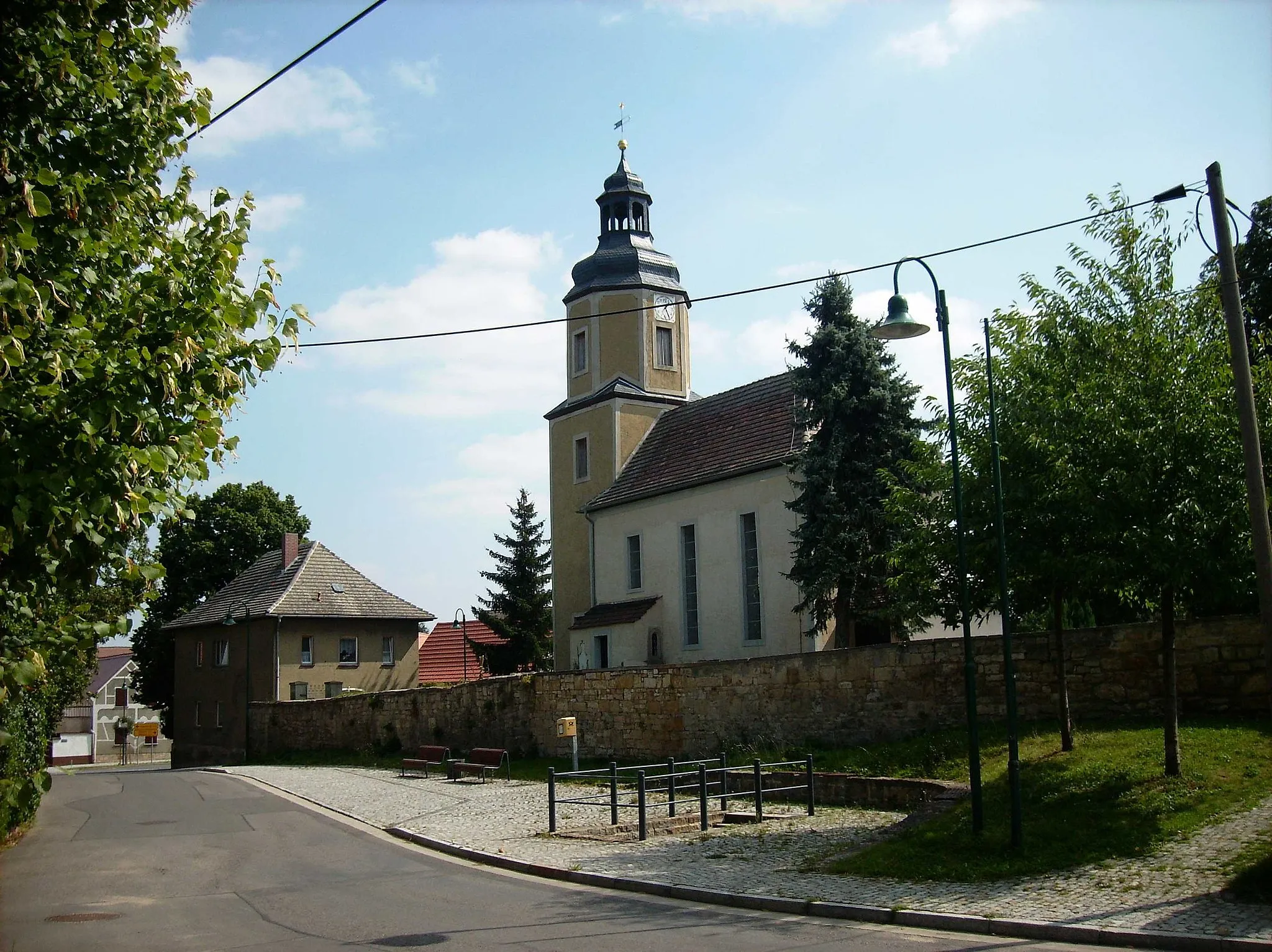 Photo showing: Church of the village of Neidschütz (Naumburg, district of Burgenlandkreis, Saxony-Anhalt9