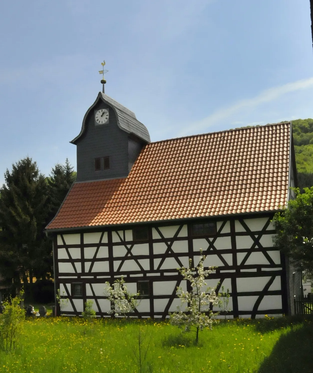 Photo showing: Melkers, Kirche