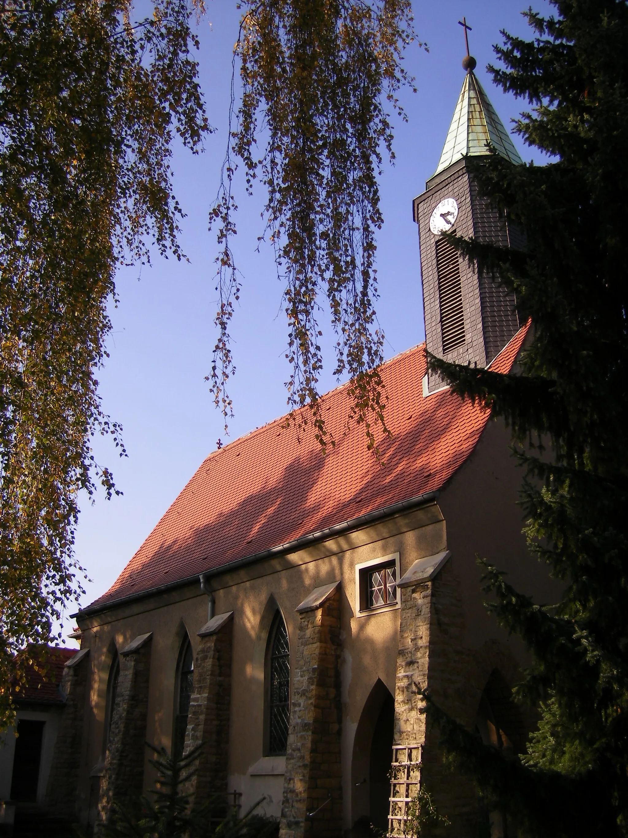 Photo showing: Church in Meuselwitz-Mumsdorf near Altenburg/Thuringia