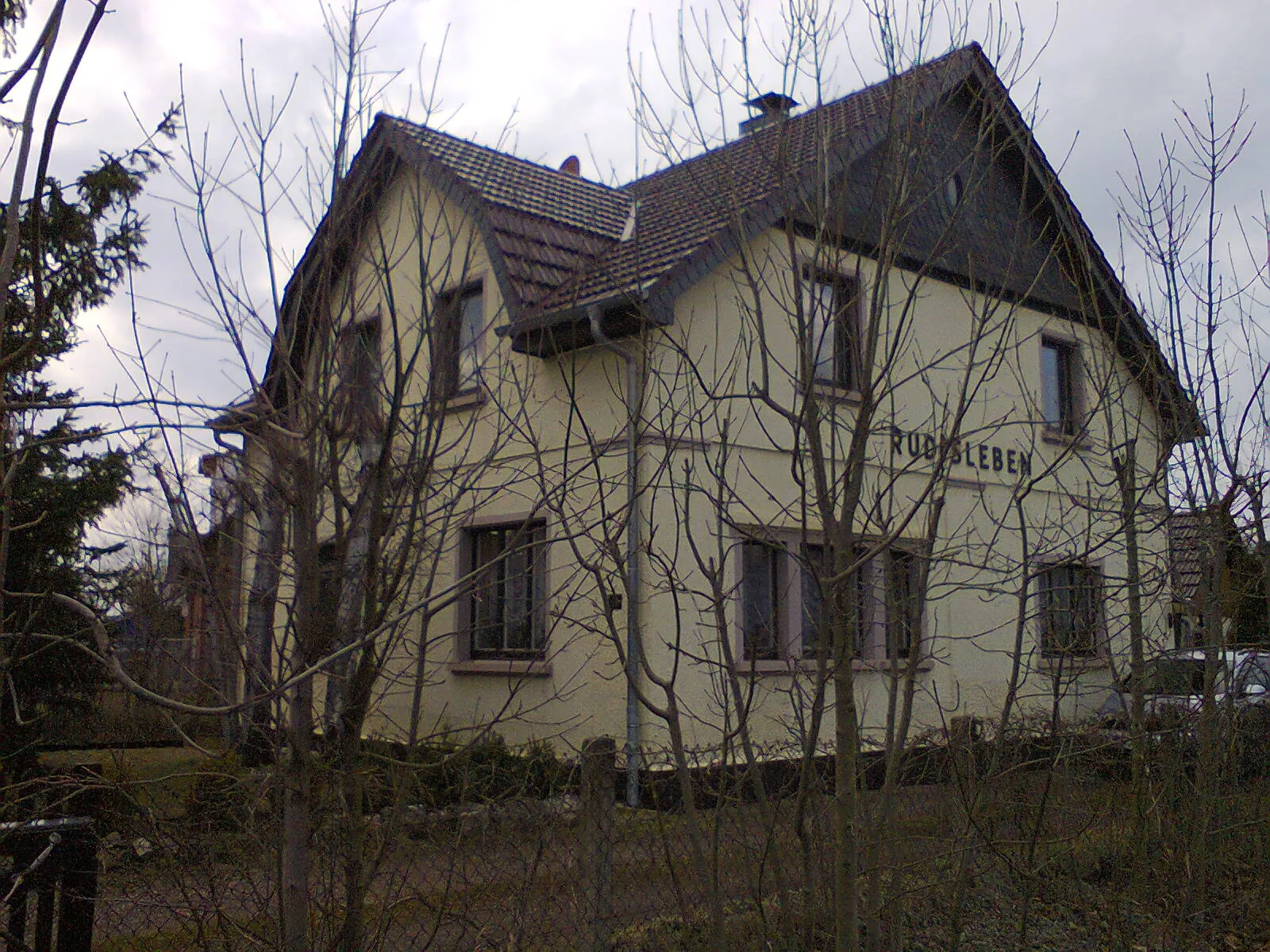 Photo showing: Bahnhof Rudisleben
