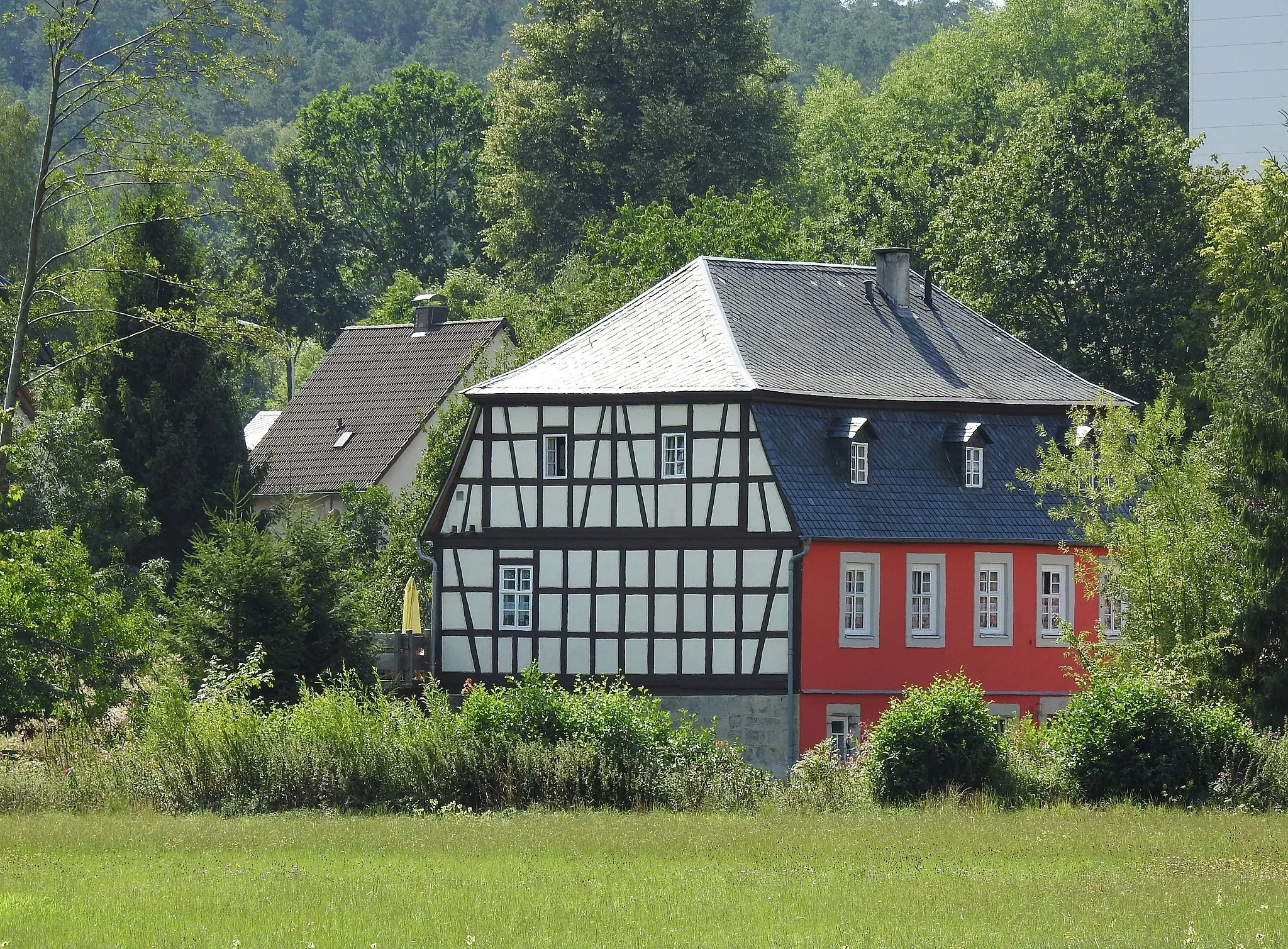 Photo showing: Schleifmühle in Hof an der Steinach, Mitwitz