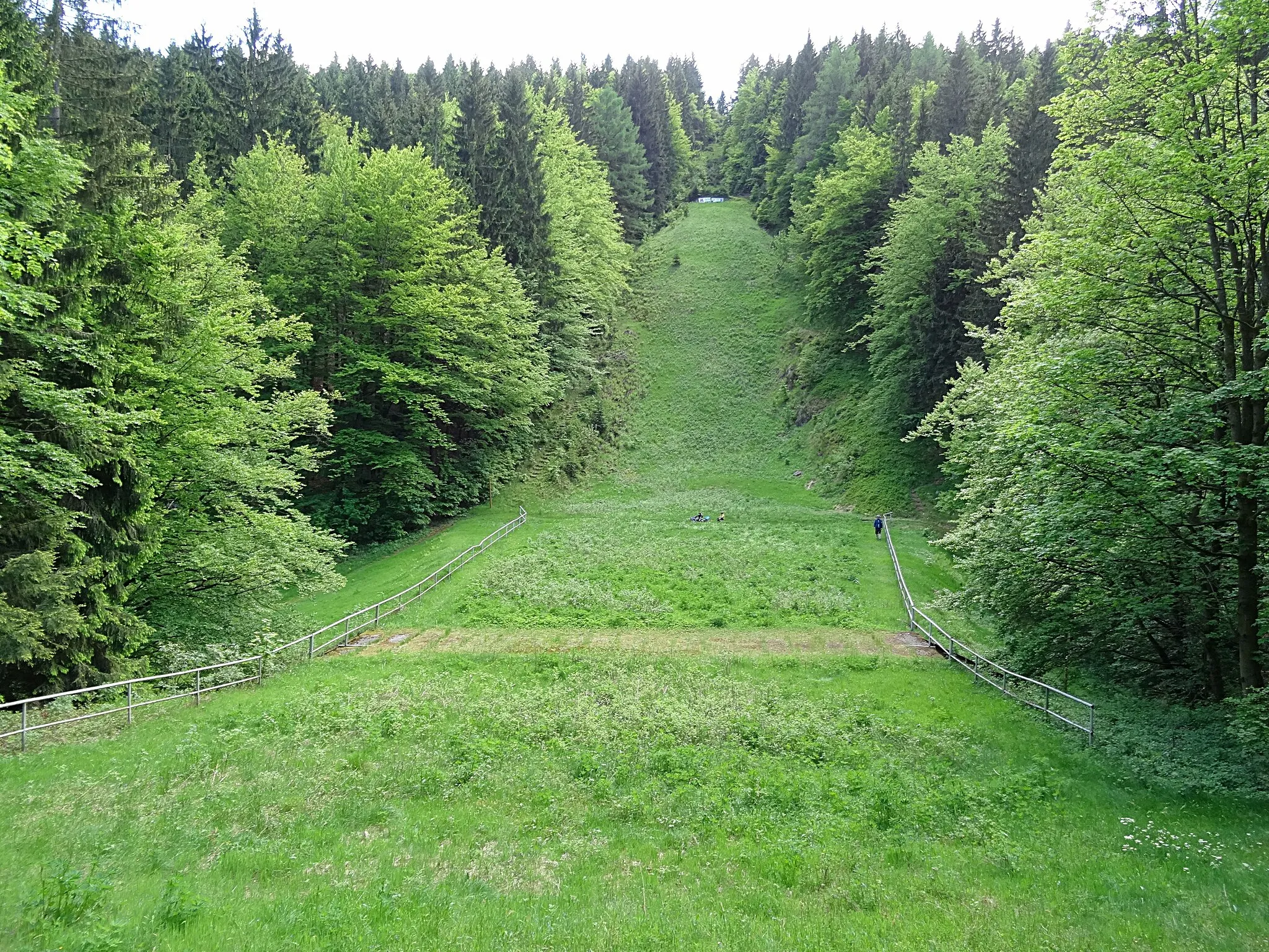 Photo showing: Vessertalschanze (früher Walter-Ulbricht-Schanze)