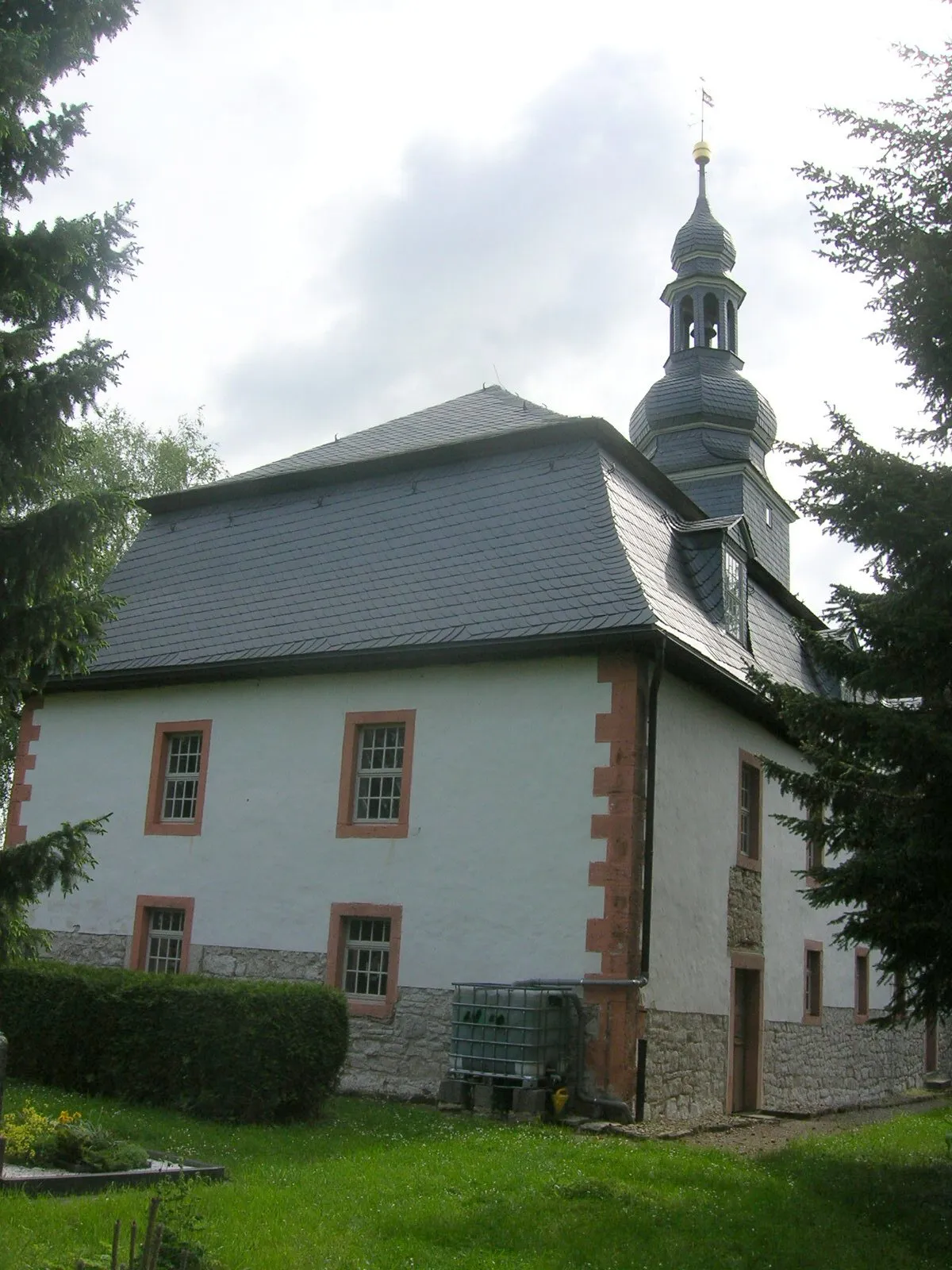 Photo showing: Dorfkirche St. Bonifacii in Dannheim im Ilm-Kreis