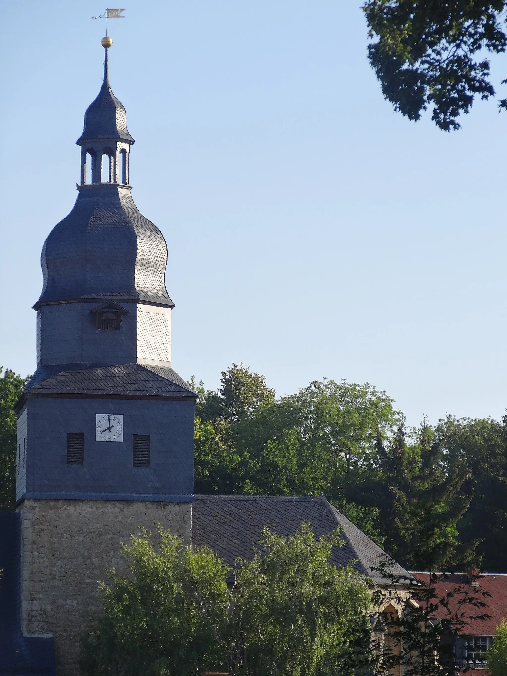 Photo showing: Church in Utenbach, Apolda, Thuringia, Germany