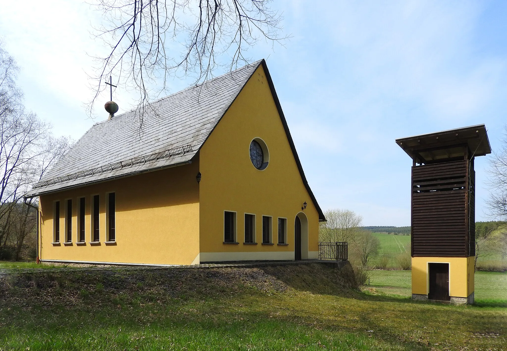 Photo showing: Evangelische St. Michael Kirche in Lückenmühle in Thüringen