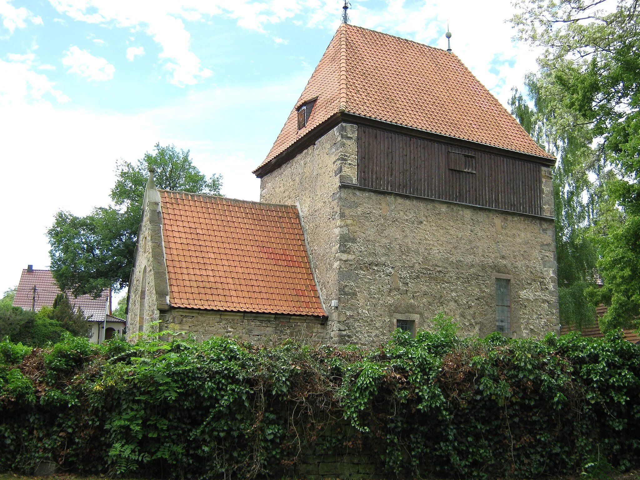 Photo showing: Nikolao-kirko (Hausen, Arnstadt)