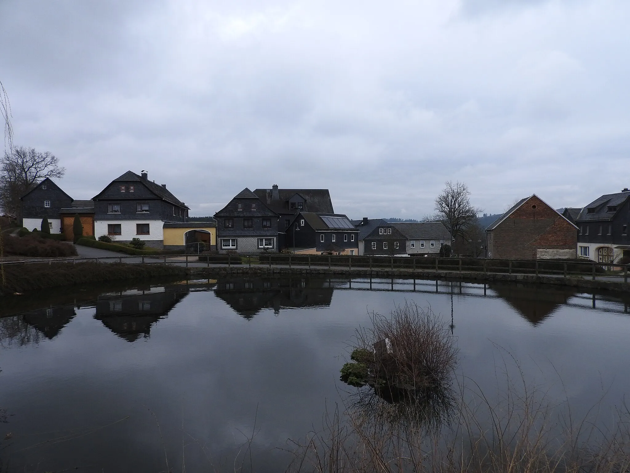 Photo showing: Ortseingang Rauschengesees in Thüringen