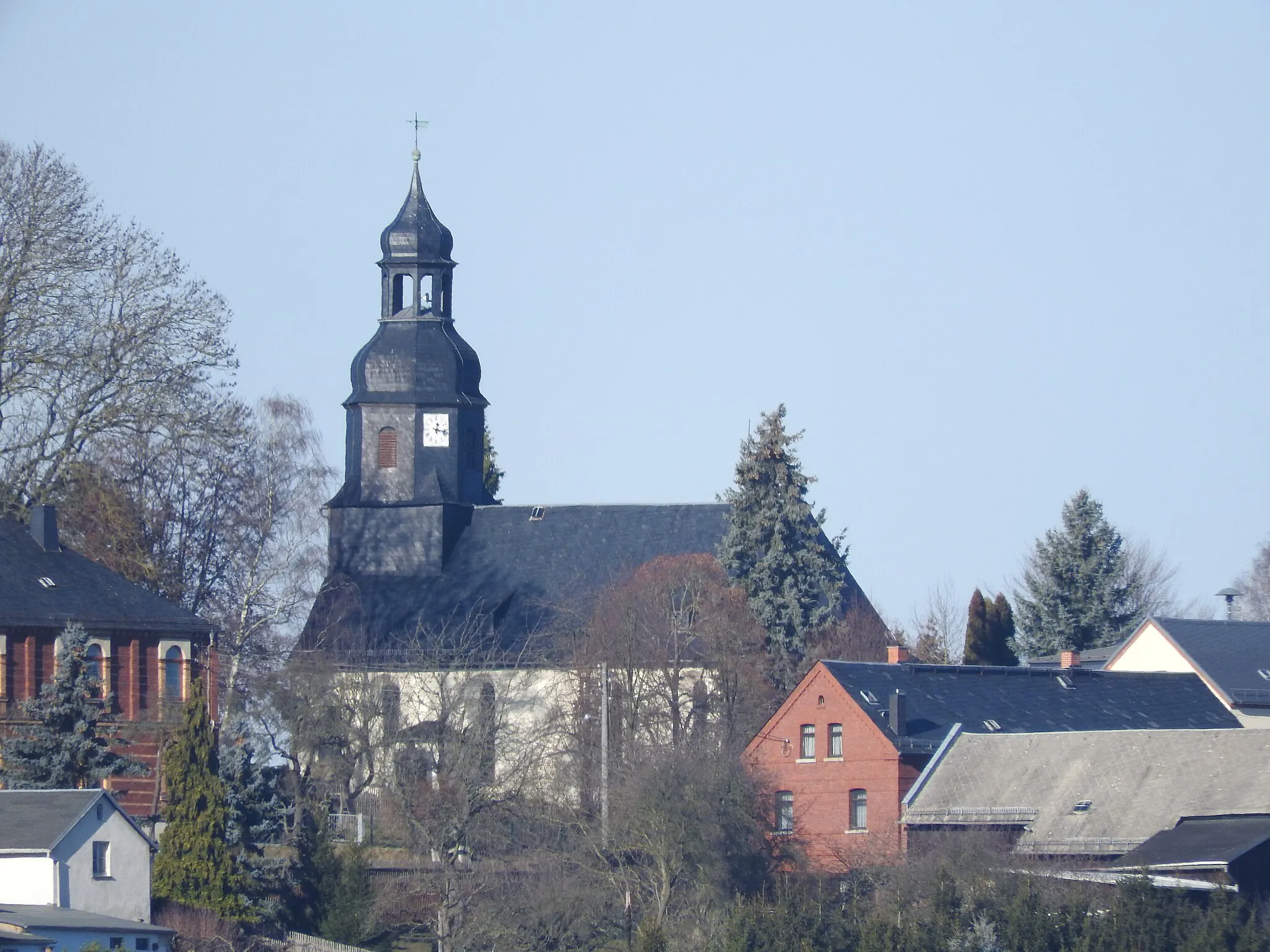 Photo showing: Kirche in Caselwitz, Thüringen