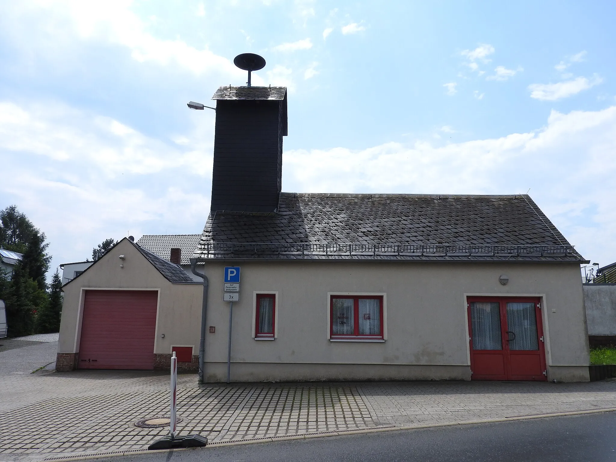 Photo showing: Feuerwehrgerätehaus in Mehla, Thüringen