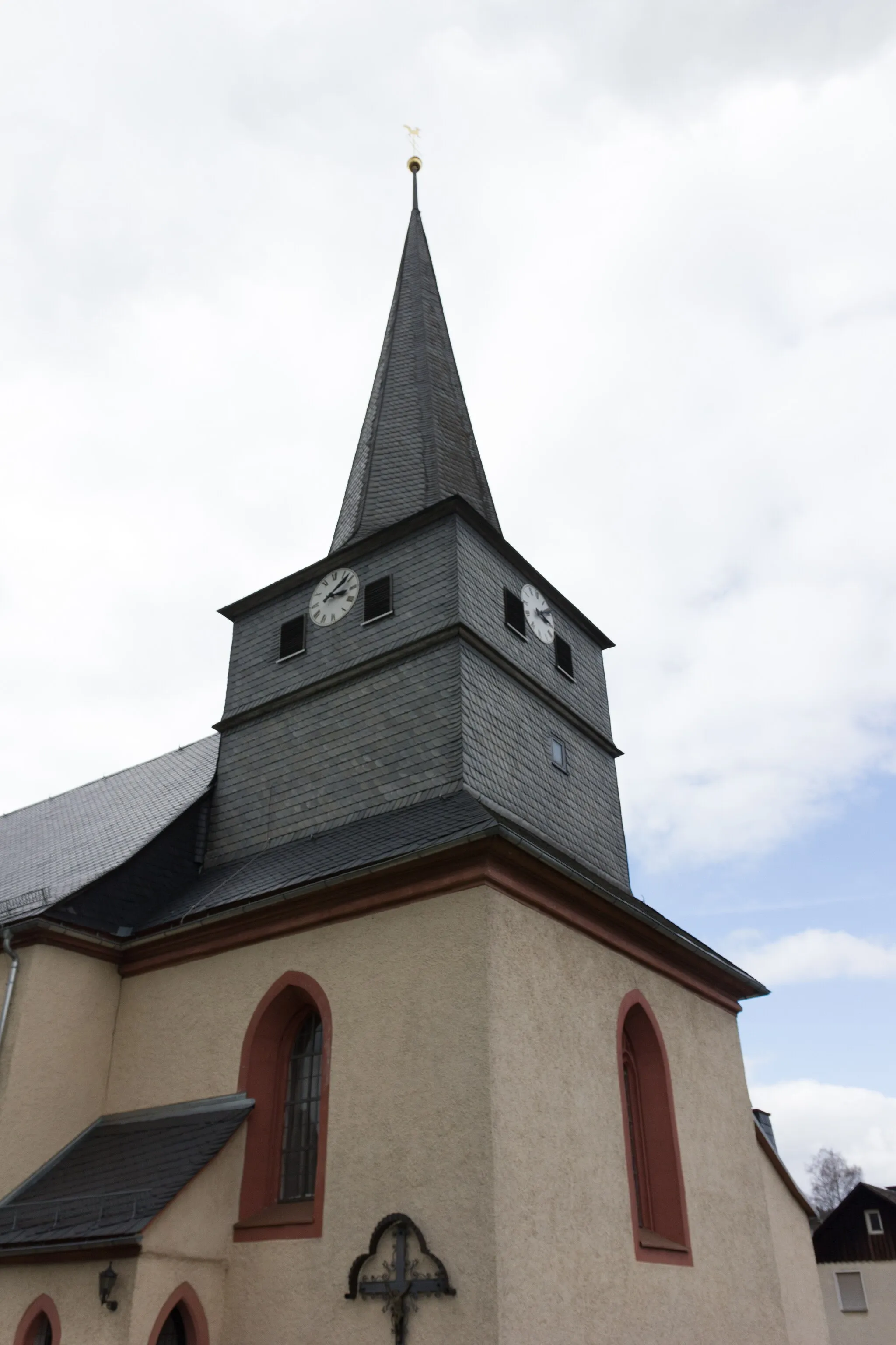 Photo showing: Katholische Pfarrkirche St. Nikolaus in Windheim bei Steinbach am Wald