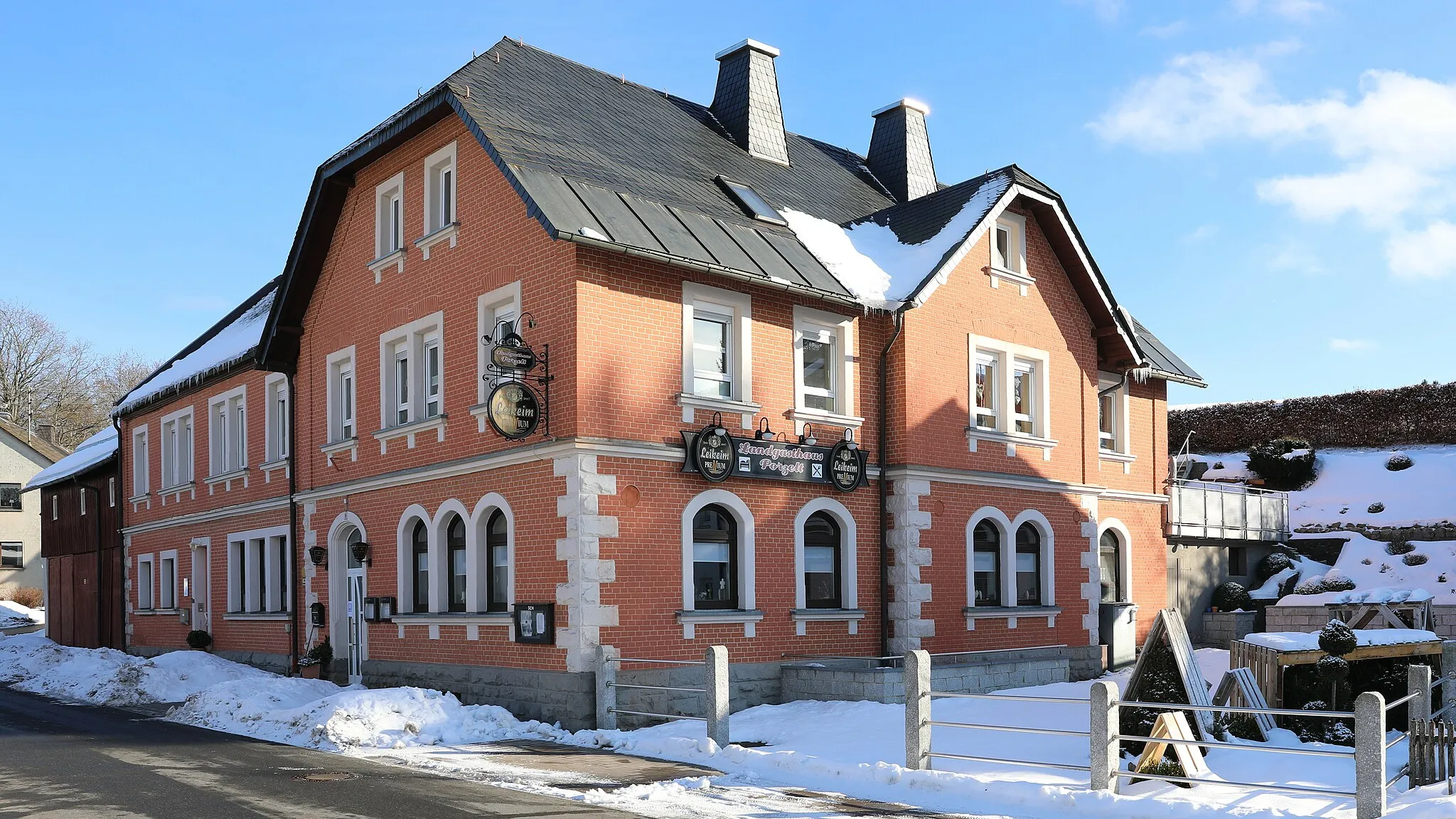 Photo showing: Landgasthaus Porzelt Haßlach