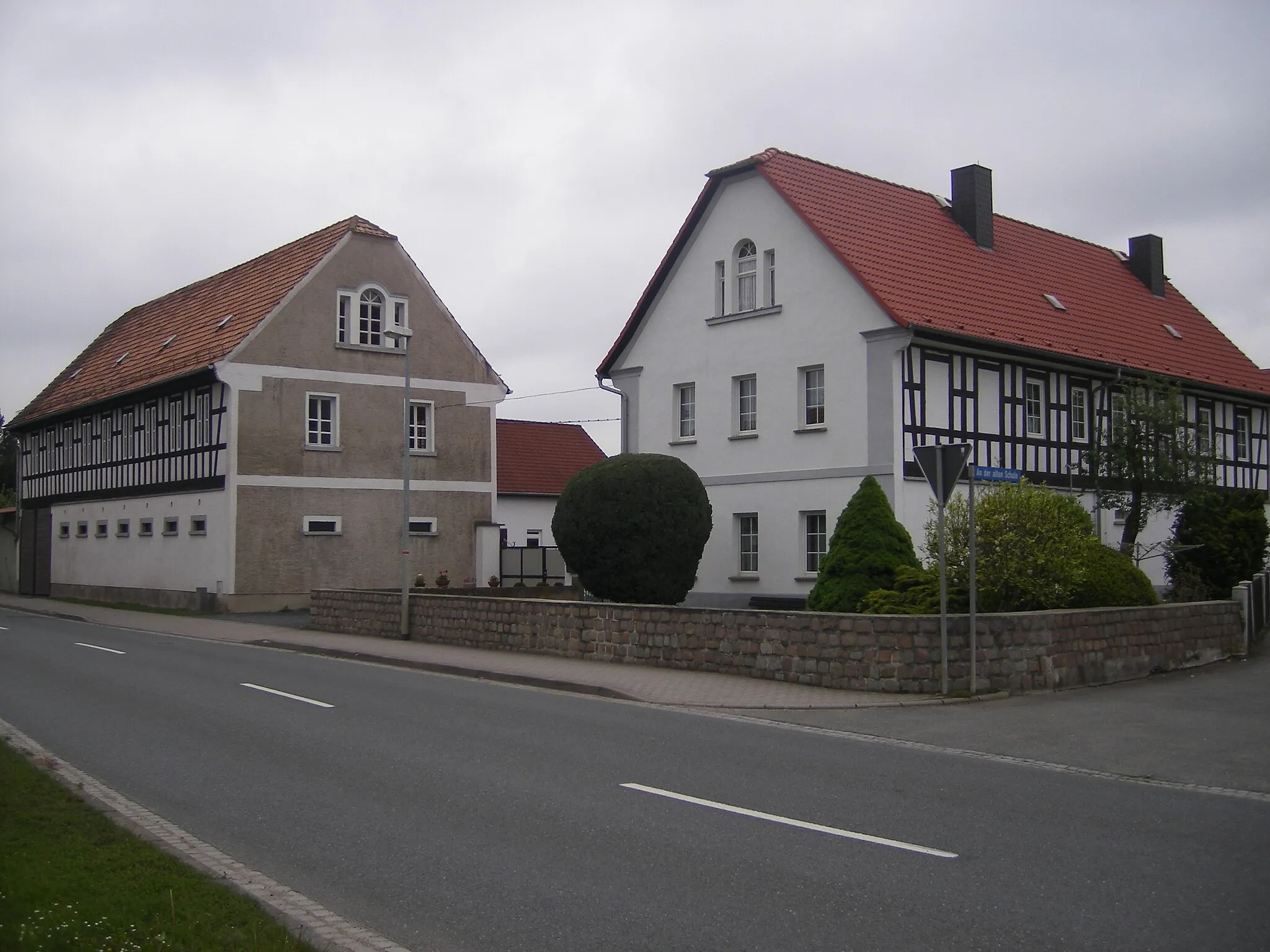 Photo showing: Estate in Schloßig, district of Schmölln near Gera/Thuringia (Germany)