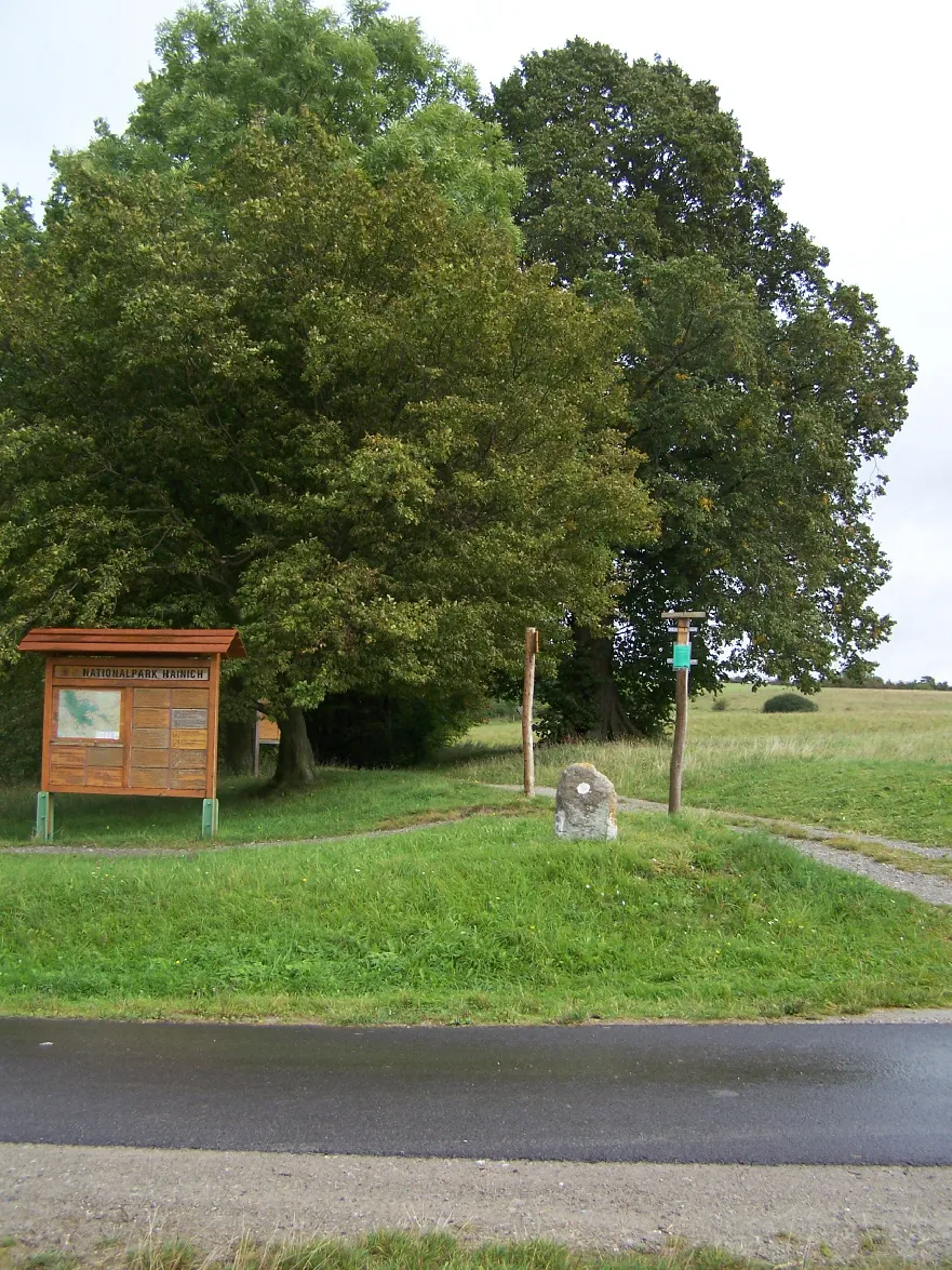 Photo showing: The Malstein was a symbol of a old regional court of justice with Mallinde.