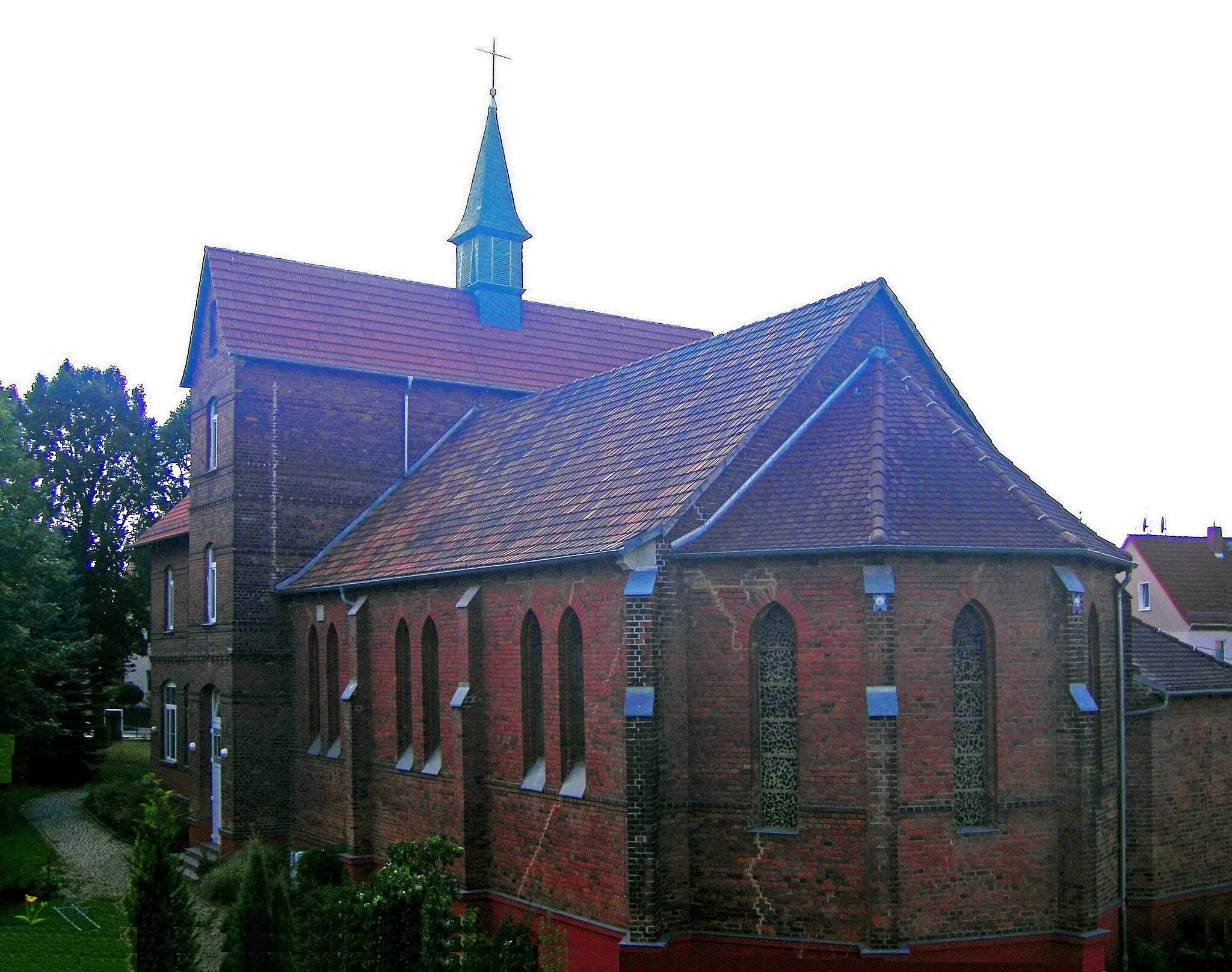 Photo showing: Catholic church in Rositz near Altenburg/Thuringia