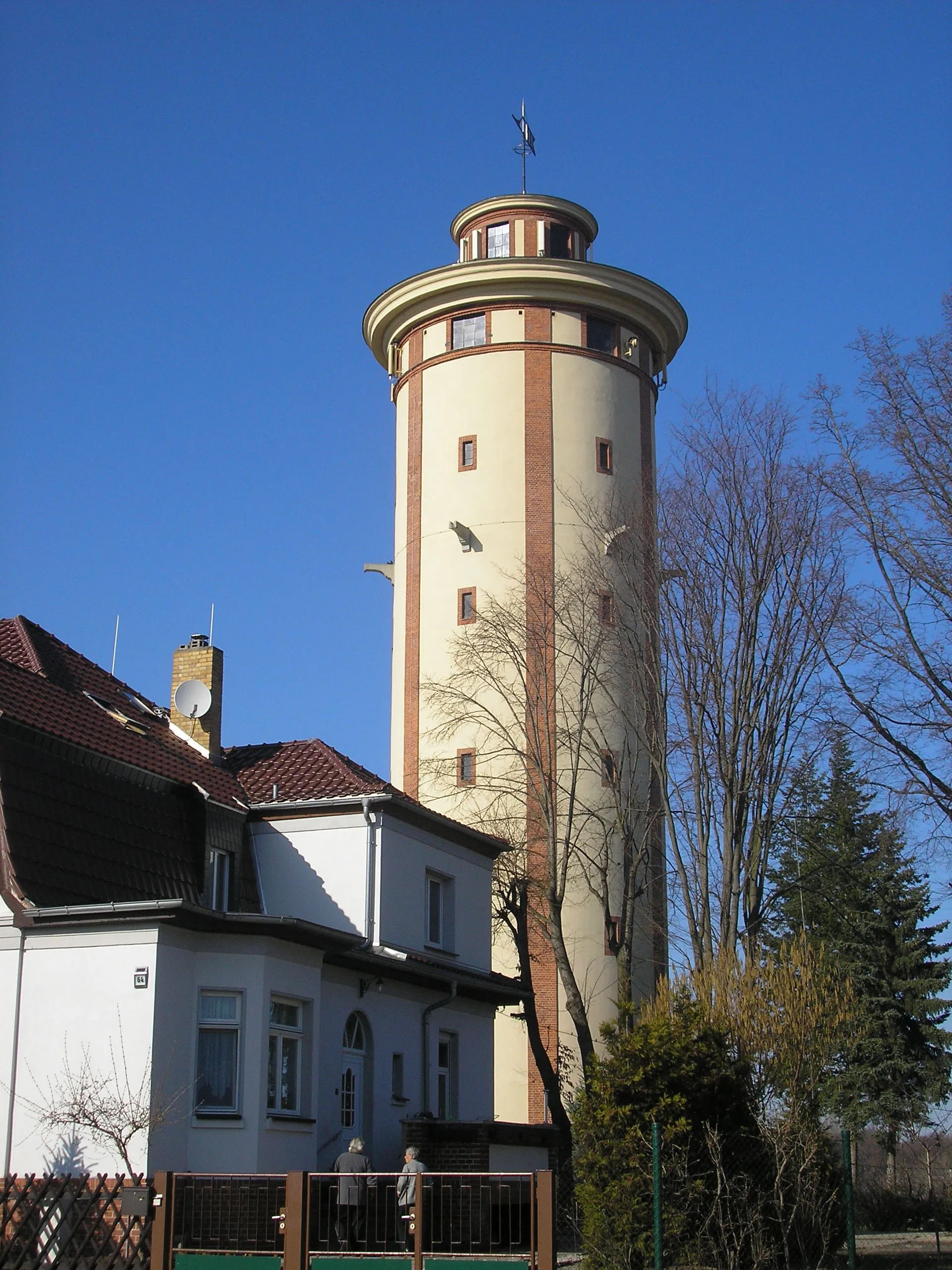 Photo showing: Der Wasserturm in Rositz (Thüringen).