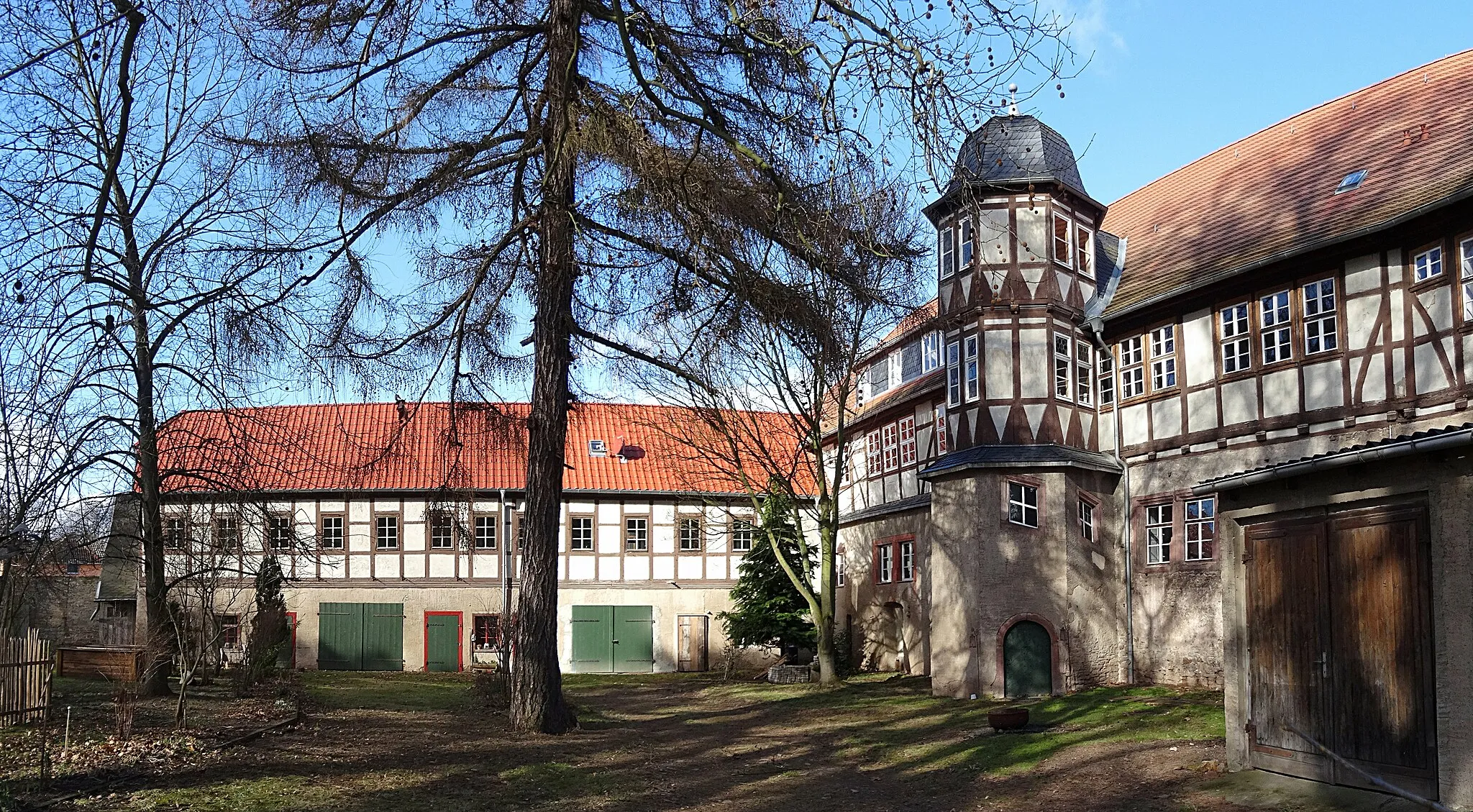 Photo showing: Rückansicht der Fürstlichen Rentkammer, ursprünglich Bestandteil der Schlossanlage Roßla