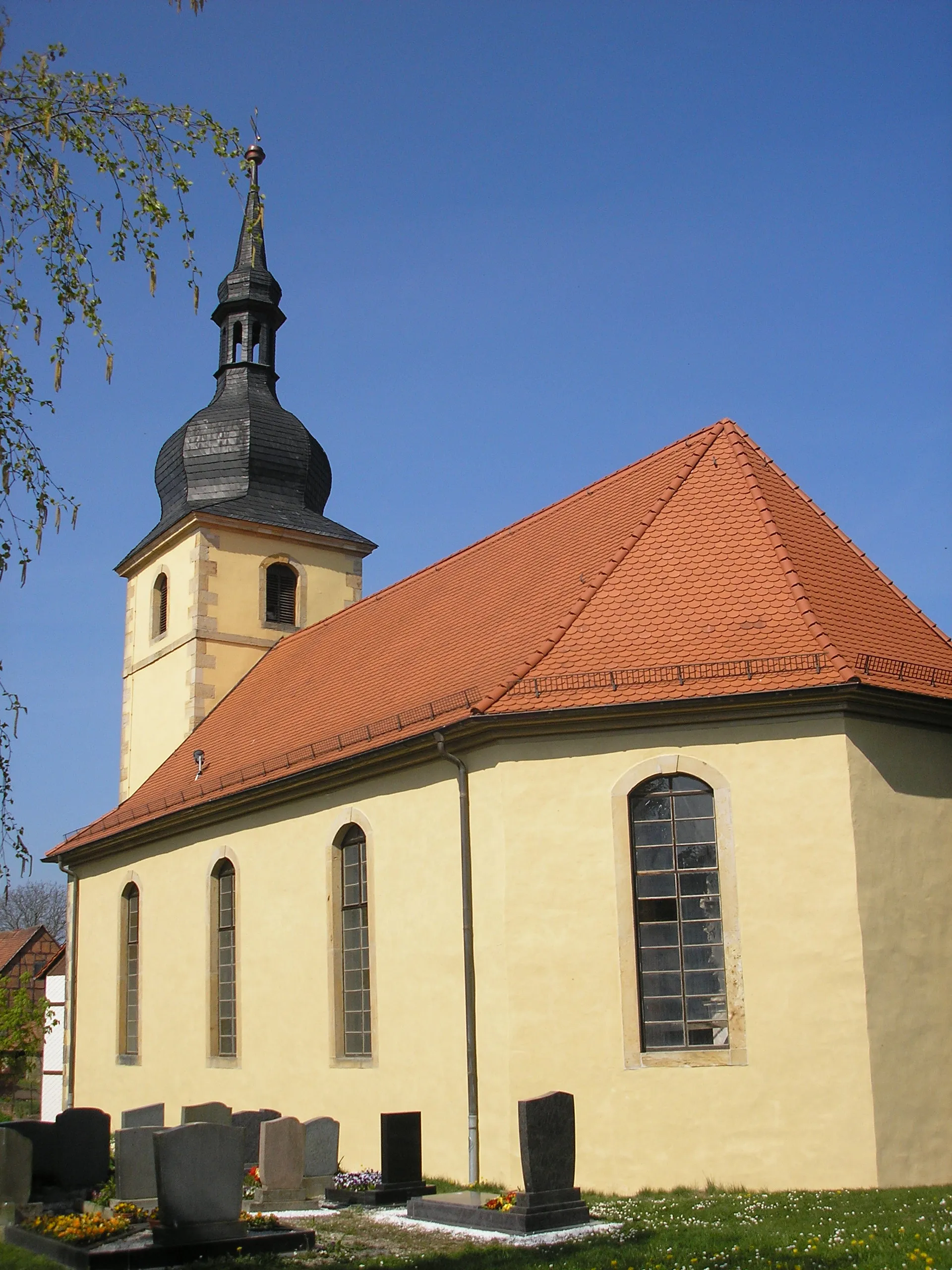 Photo showing: Die Kirche von Salomonsborn bei Erfurt.