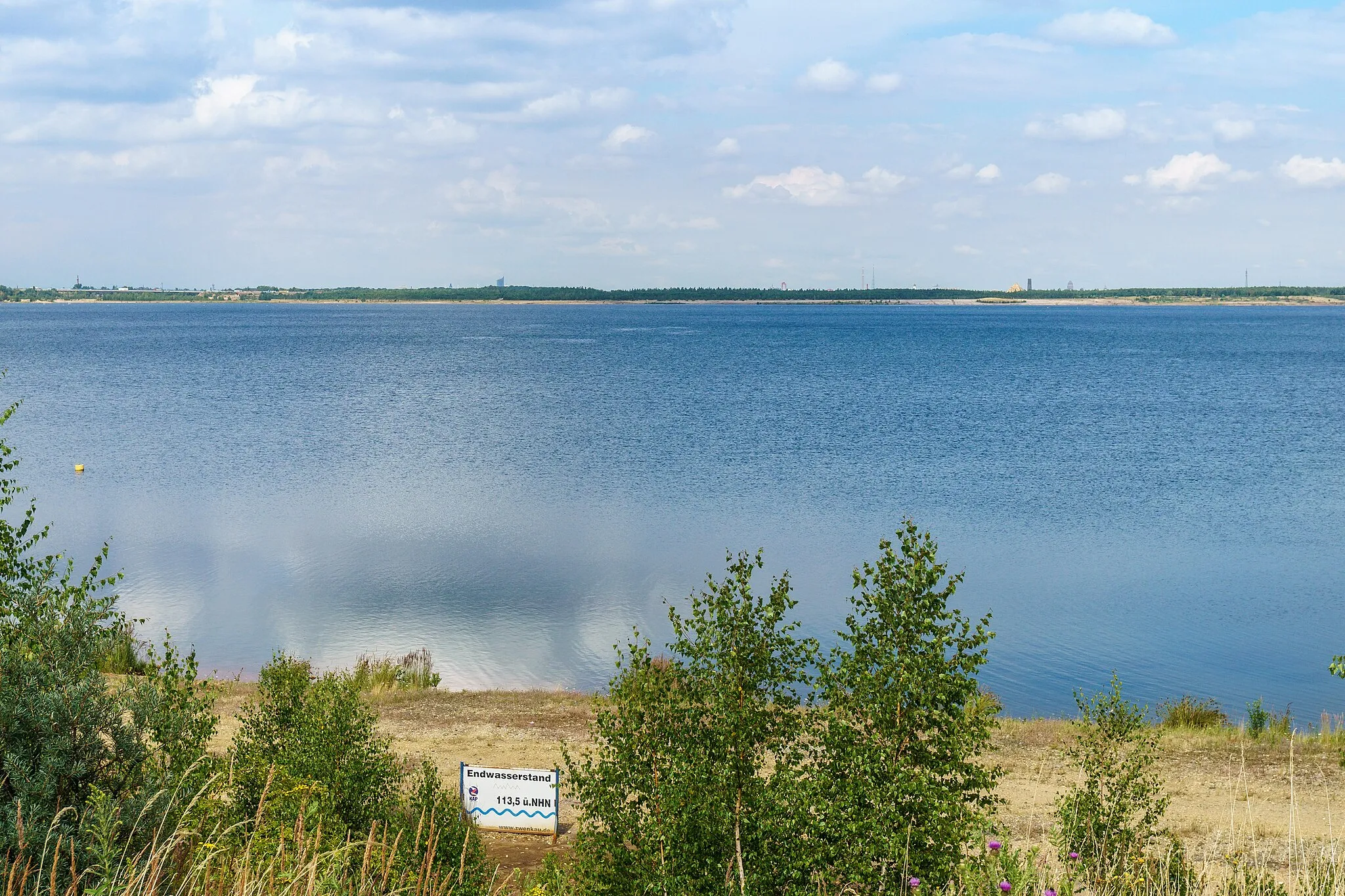 Photo showing: Blick vom Seeblick Zitzschen auf den Zwenkauer See