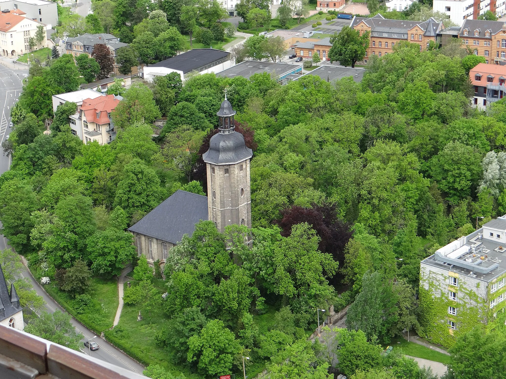 Photo showing: Philosophenweg 1, aufgenommen vom Jentower