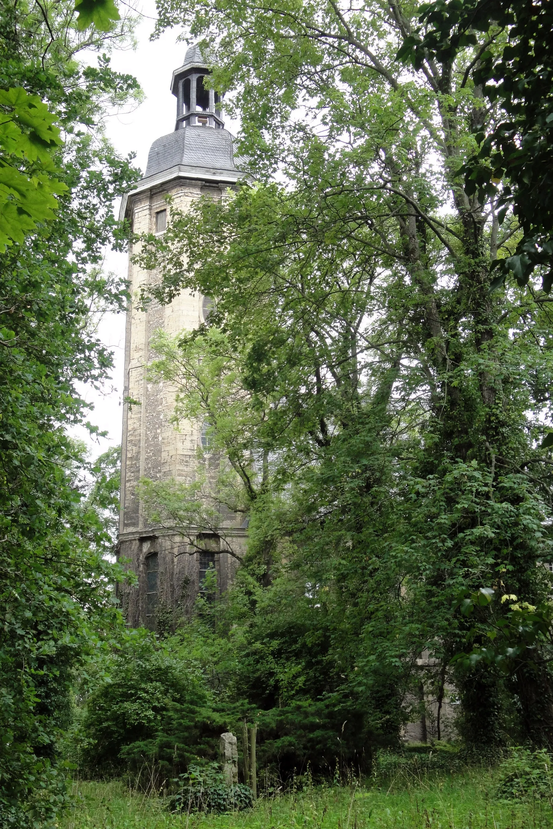 Photo showing: Johannisfriedhof, Turm der Friedenskirche, Jena