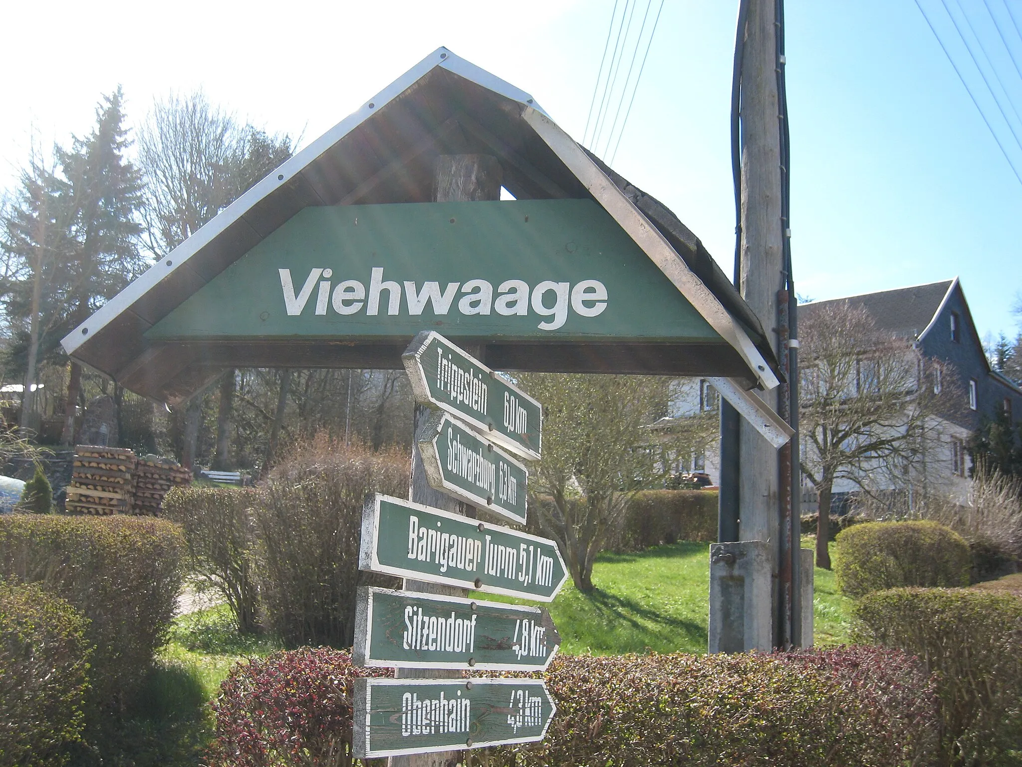 Photo showing: Aschau (Allendorf) Viehwaage